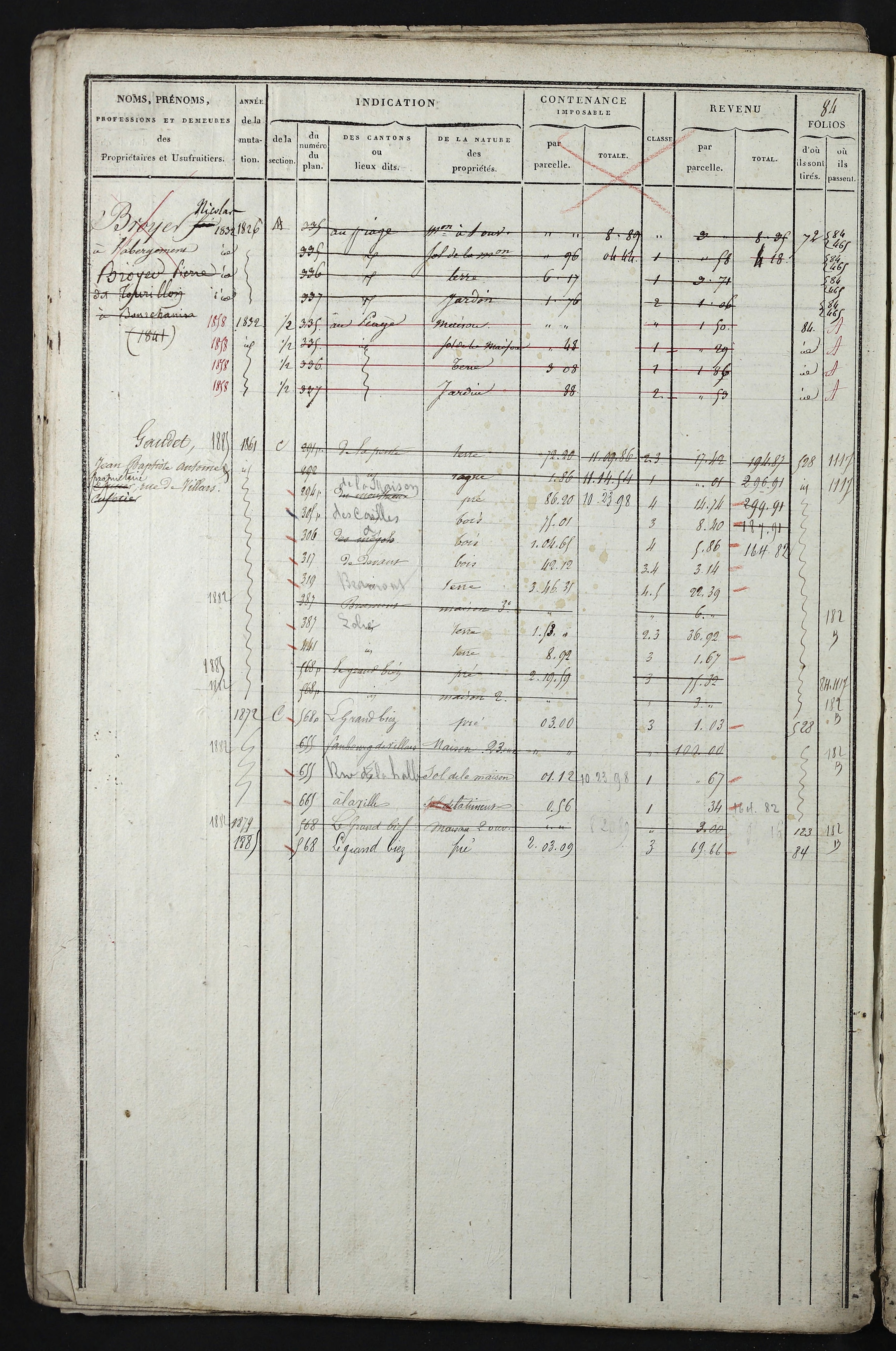 Relevant - 3 P 741 - 3 P 741 -  Folios 1 à 980  (1832-1846)