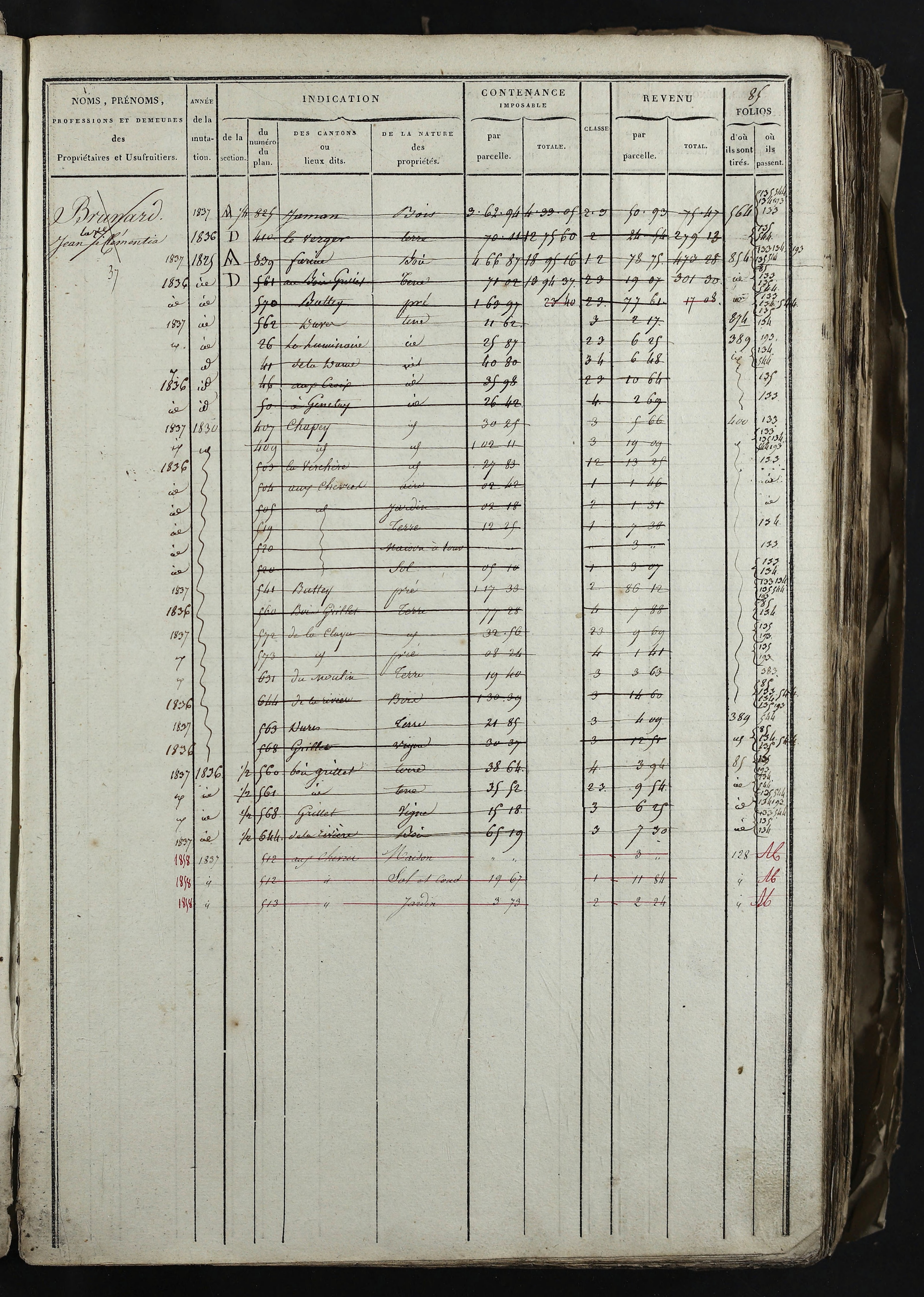 Relevant - 3 P 741 - 3 P 741 -  Folios 1 à 980  (1832-1846)