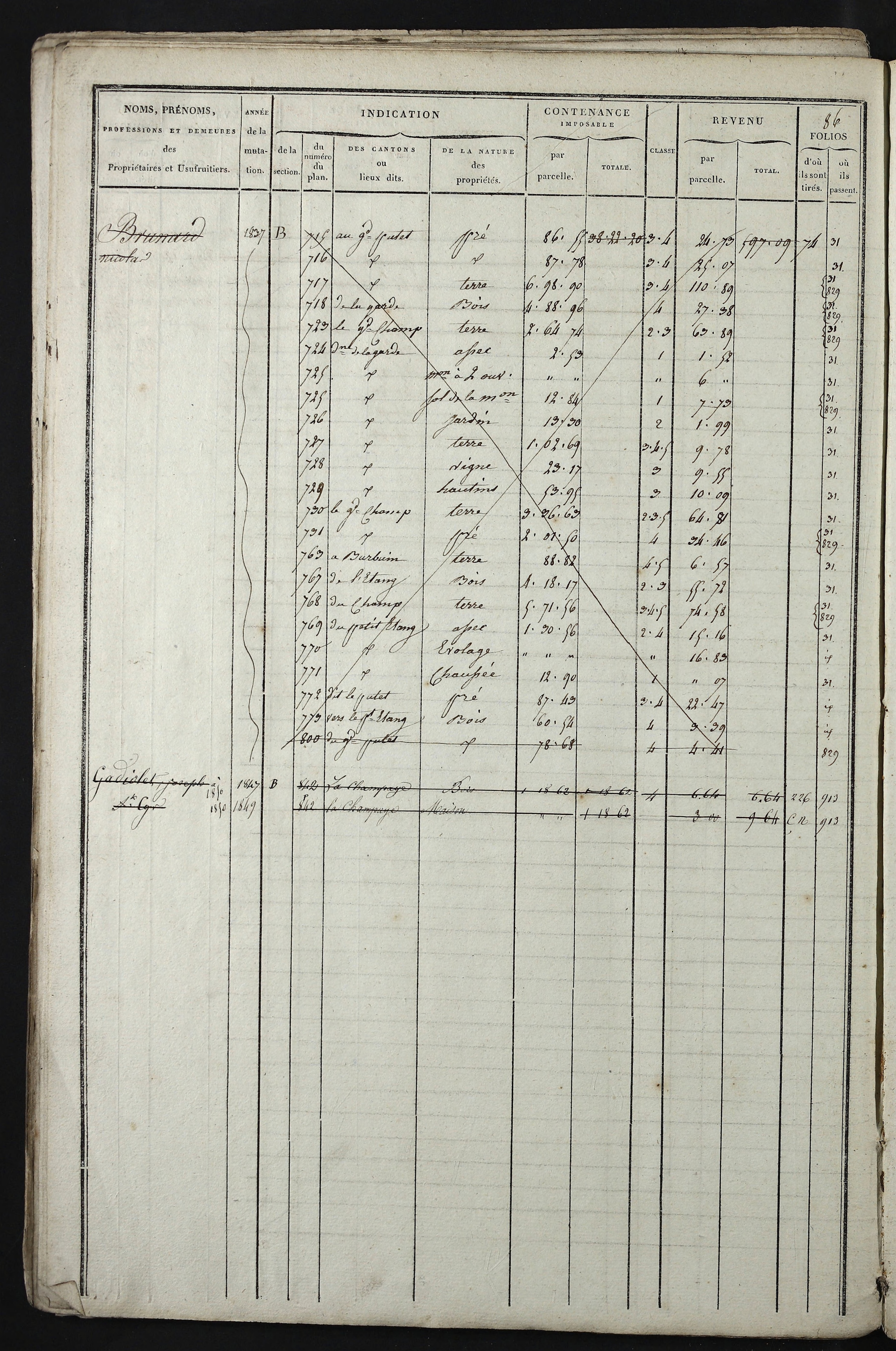 Relevant - 3 P 741 - 3 P 741 -  Folios 1 à 980  (1832-1846)
