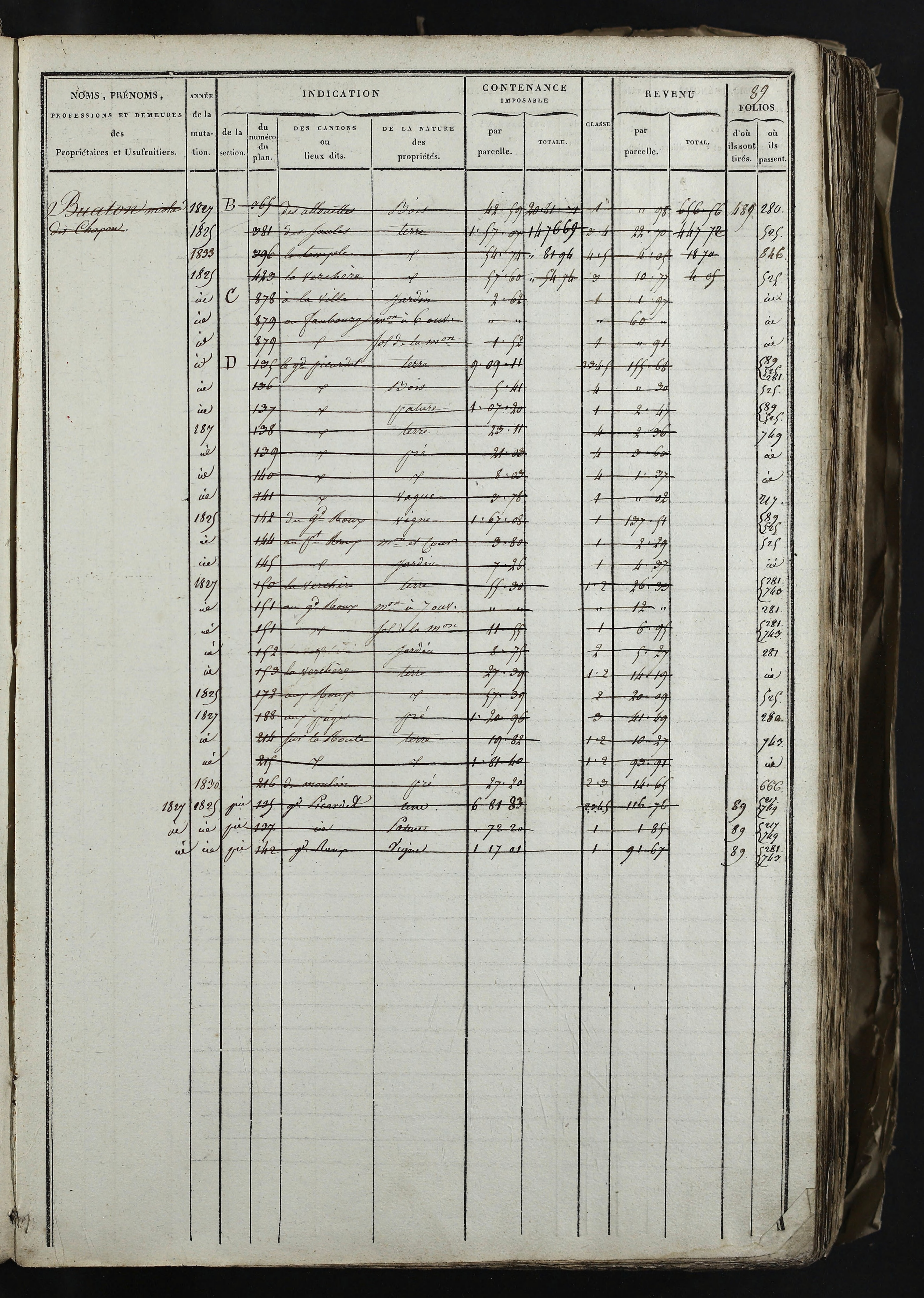 Relevant - 3 P 741 - 3 P 741 -  Folios 1 à 980  (1832-1846)