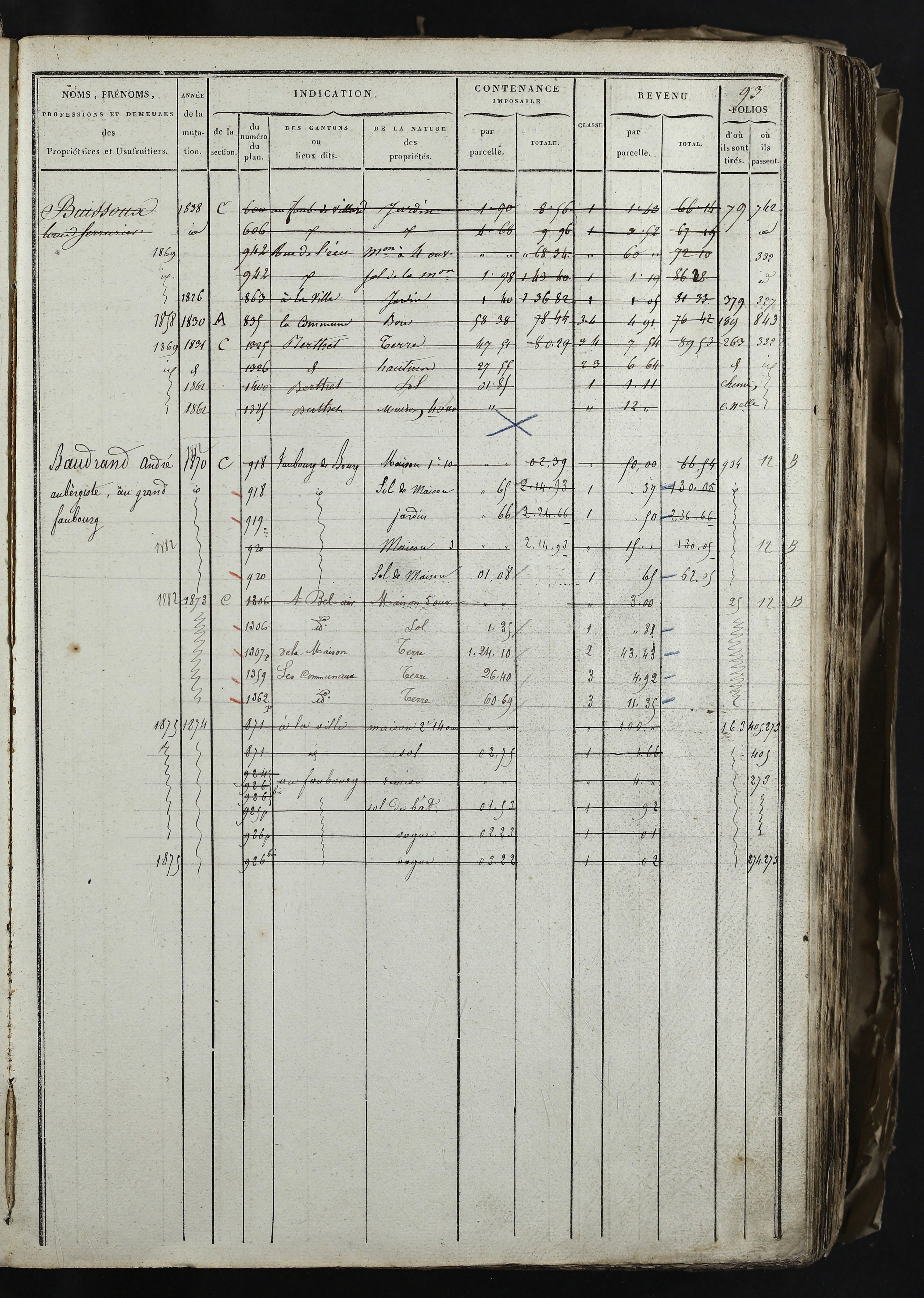 Relevant - 3 P 741 - 3 P 741 -  Folios 1 à 980  (1832-1846)