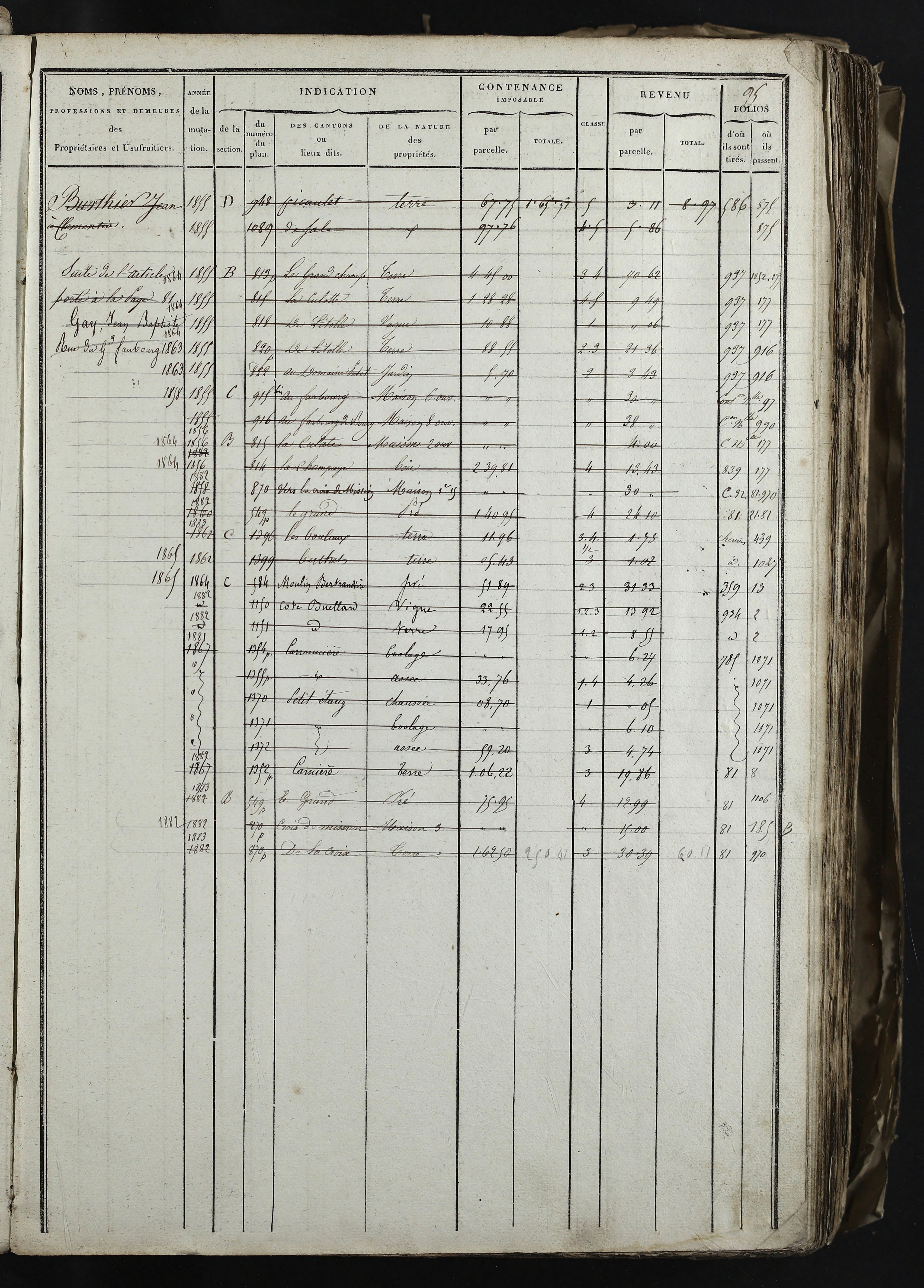Relevant - 3 P 741 - 3 P 741 -  Folios 1 à 980  (1832-1846)