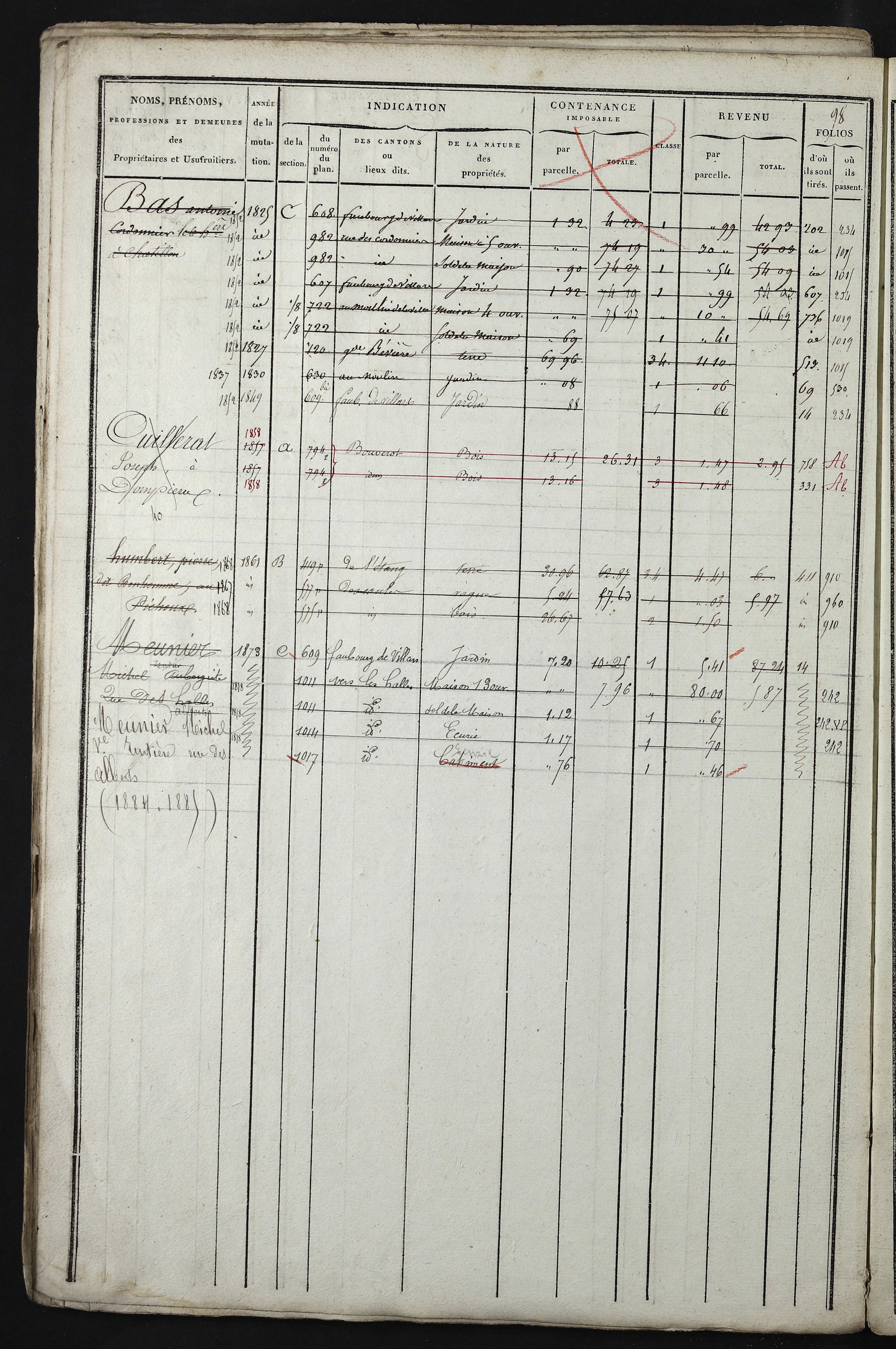 Relevant - 3 P 741 - 3 P 741 -  Folios 1 à 980  (1832-1846)