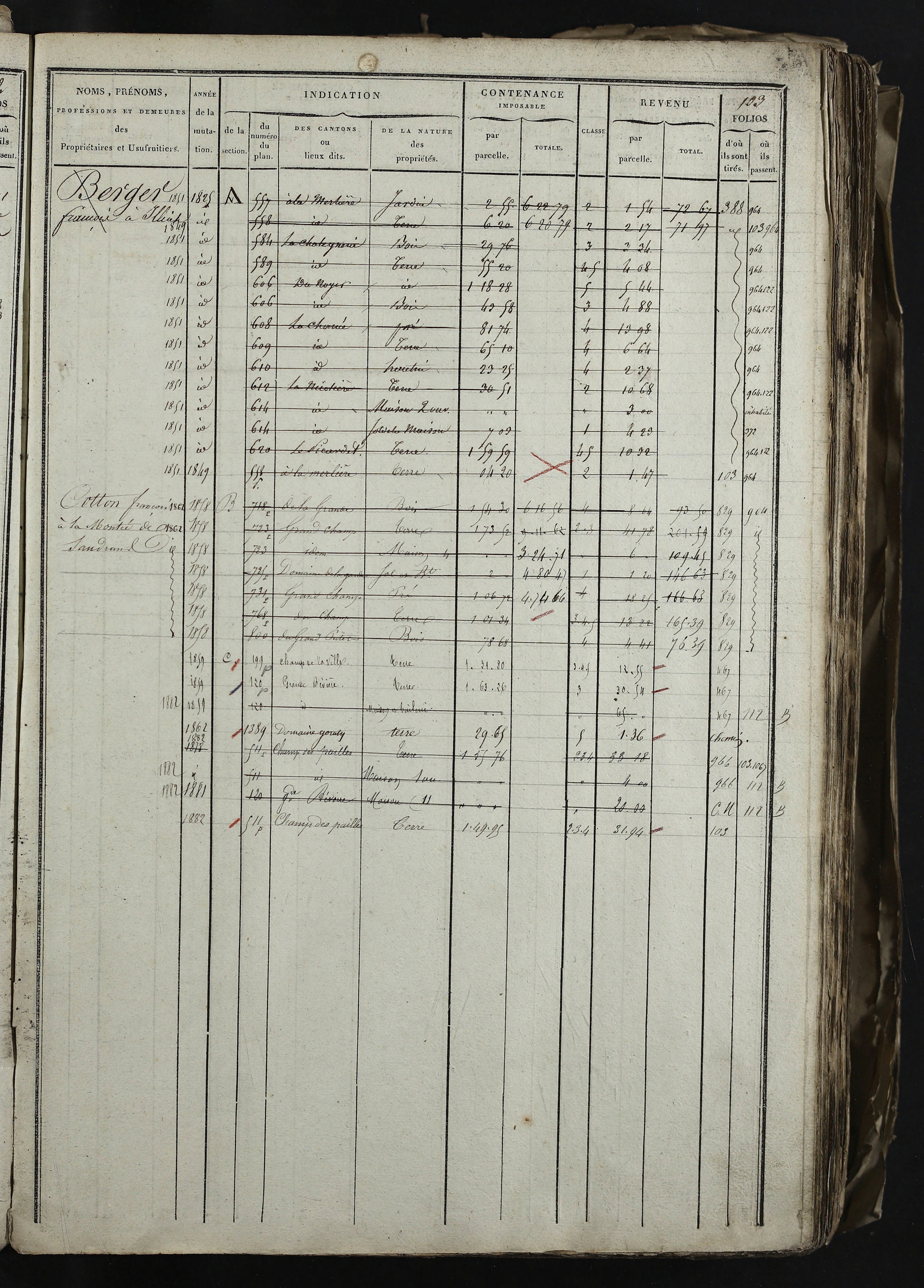 Relevant - 3 P 741 - 3 P 741 -  Folios 1 à 980  (1832-1846)