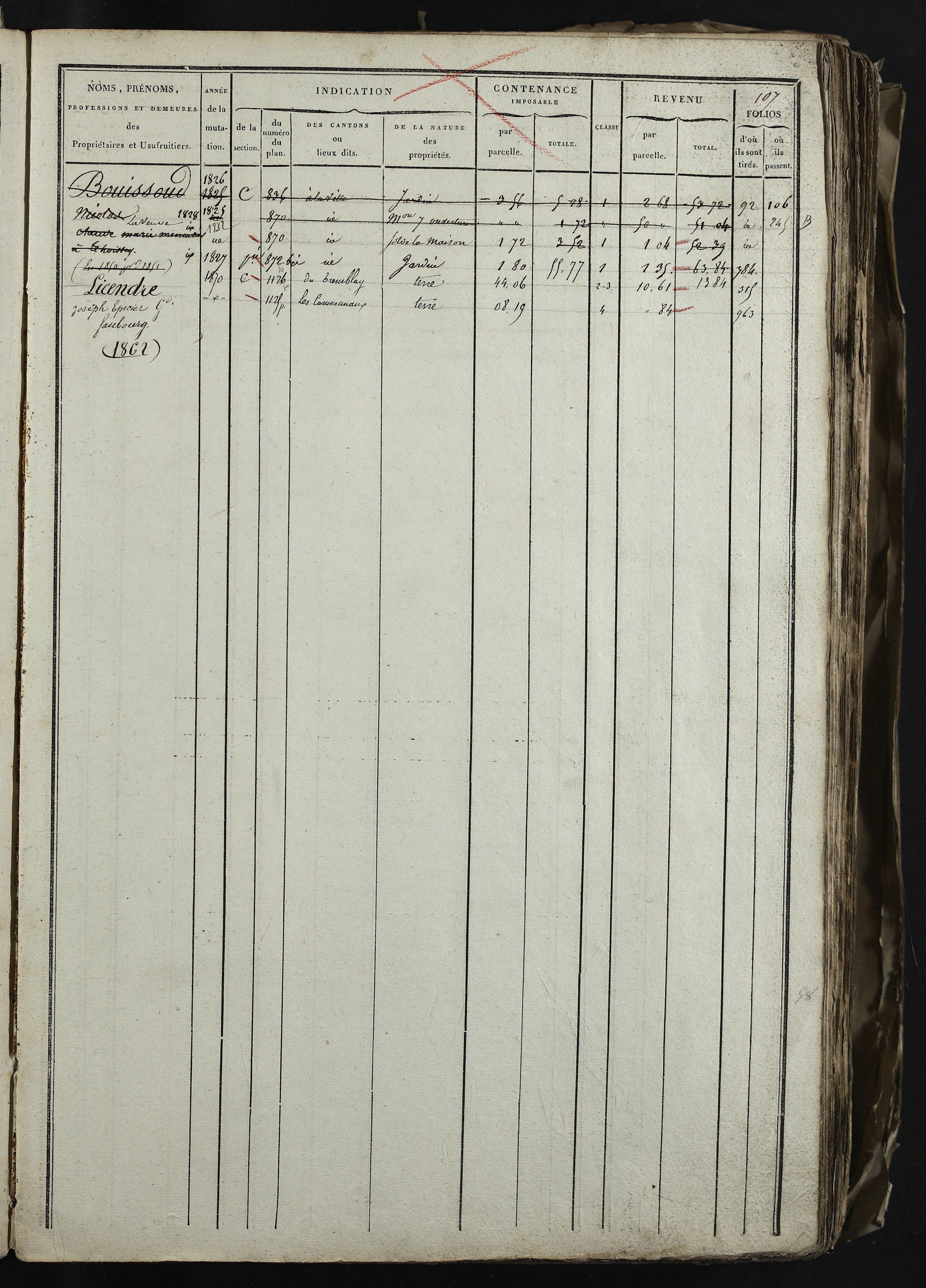 Relevant - 3 P 741 - 3 P 741 -  Folios 1 à 980  (1832-1846)