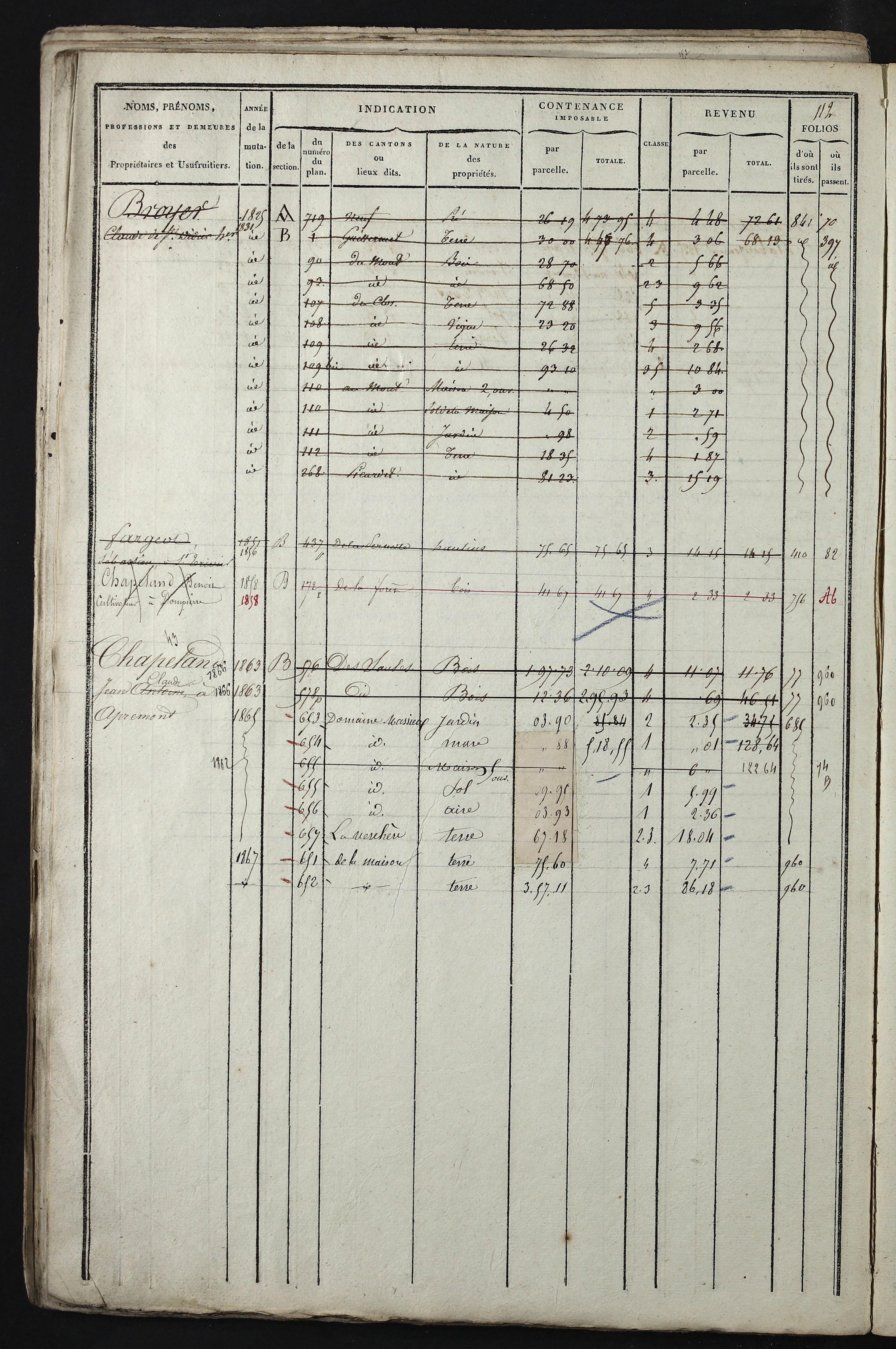 Relevant - 3 P 741 - 3 P 741 -  Folios 1 à 980  (1832-1846)