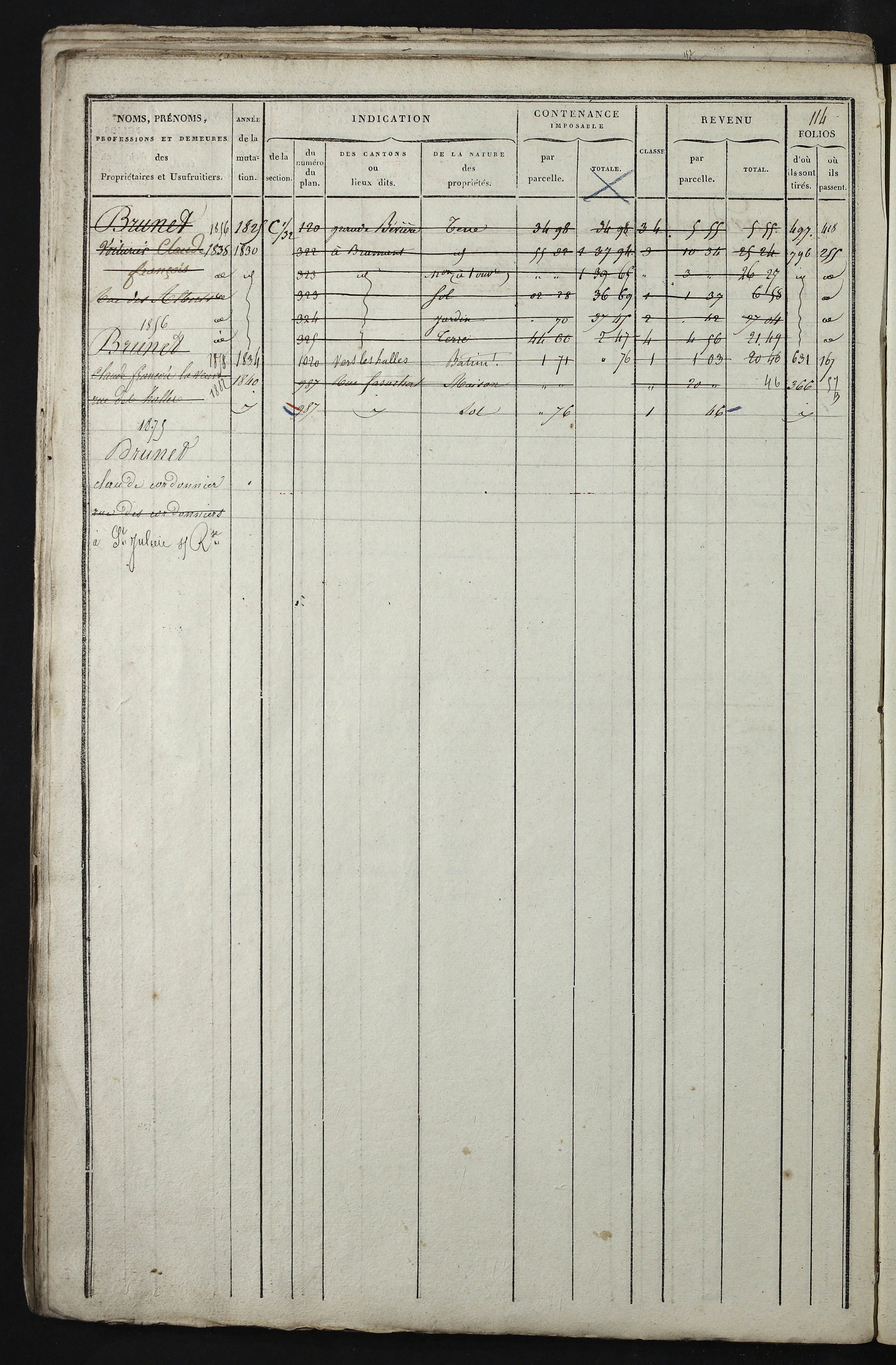 Relevant - 3 P 741 - 3 P 741 -  Folios 1 à 980  (1832-1846)
