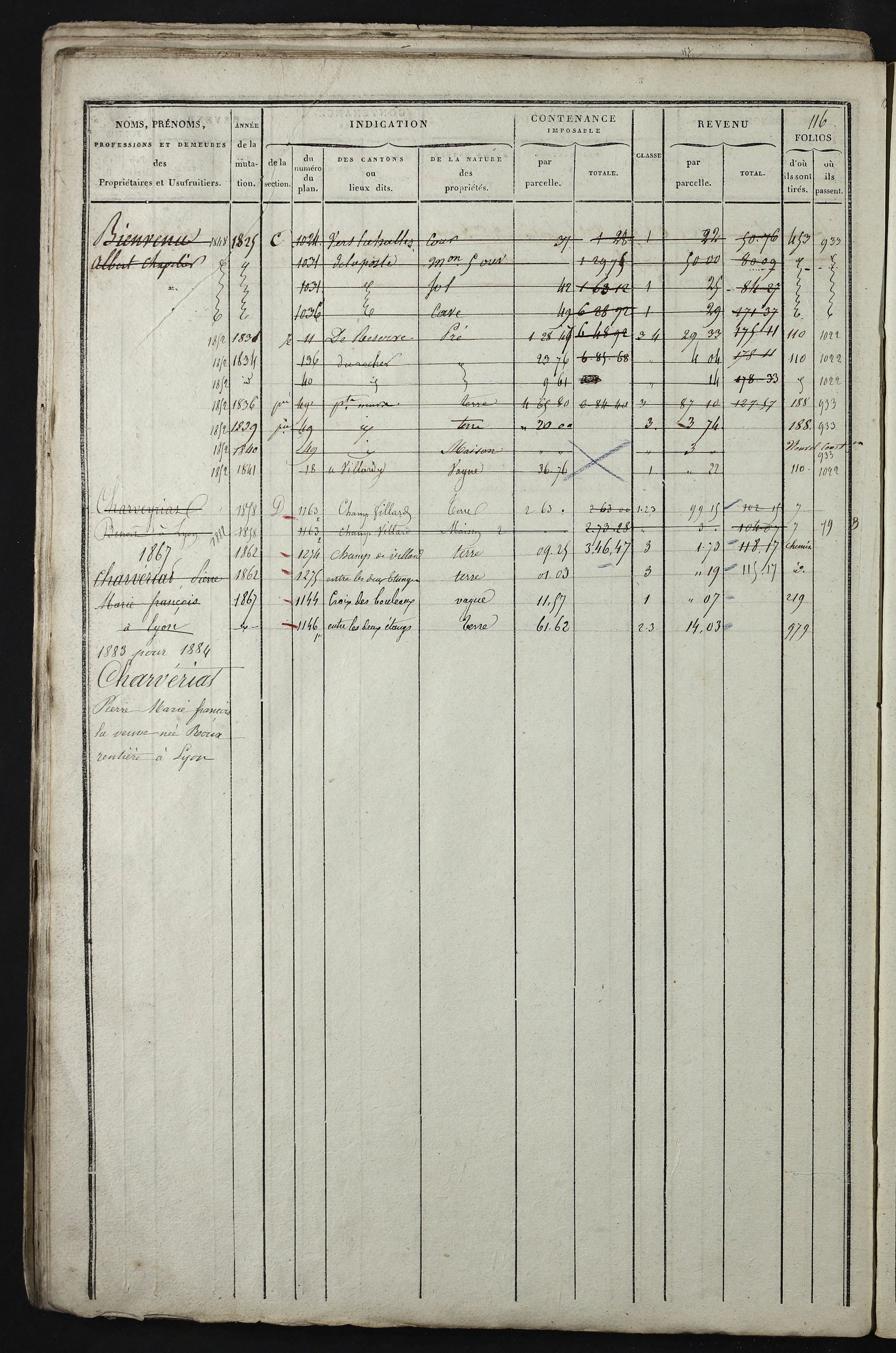 Relevant - 3 P 741 - 3 P 741 -  Folios 1 à 980  (1832-1846)