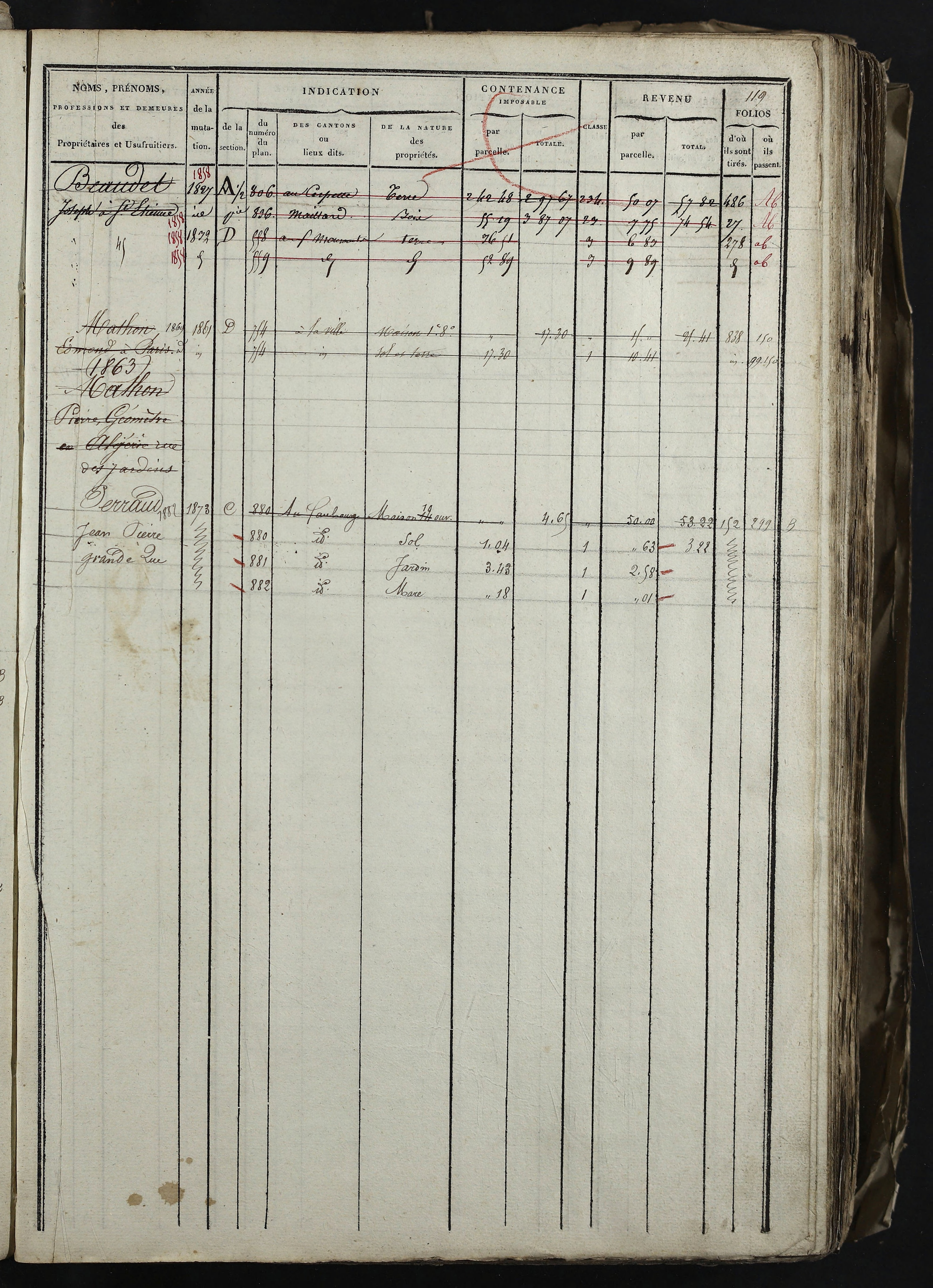 Relevant - 3 P 741 - 3 P 741 -  Folios 1 à 980  (1832-1846)