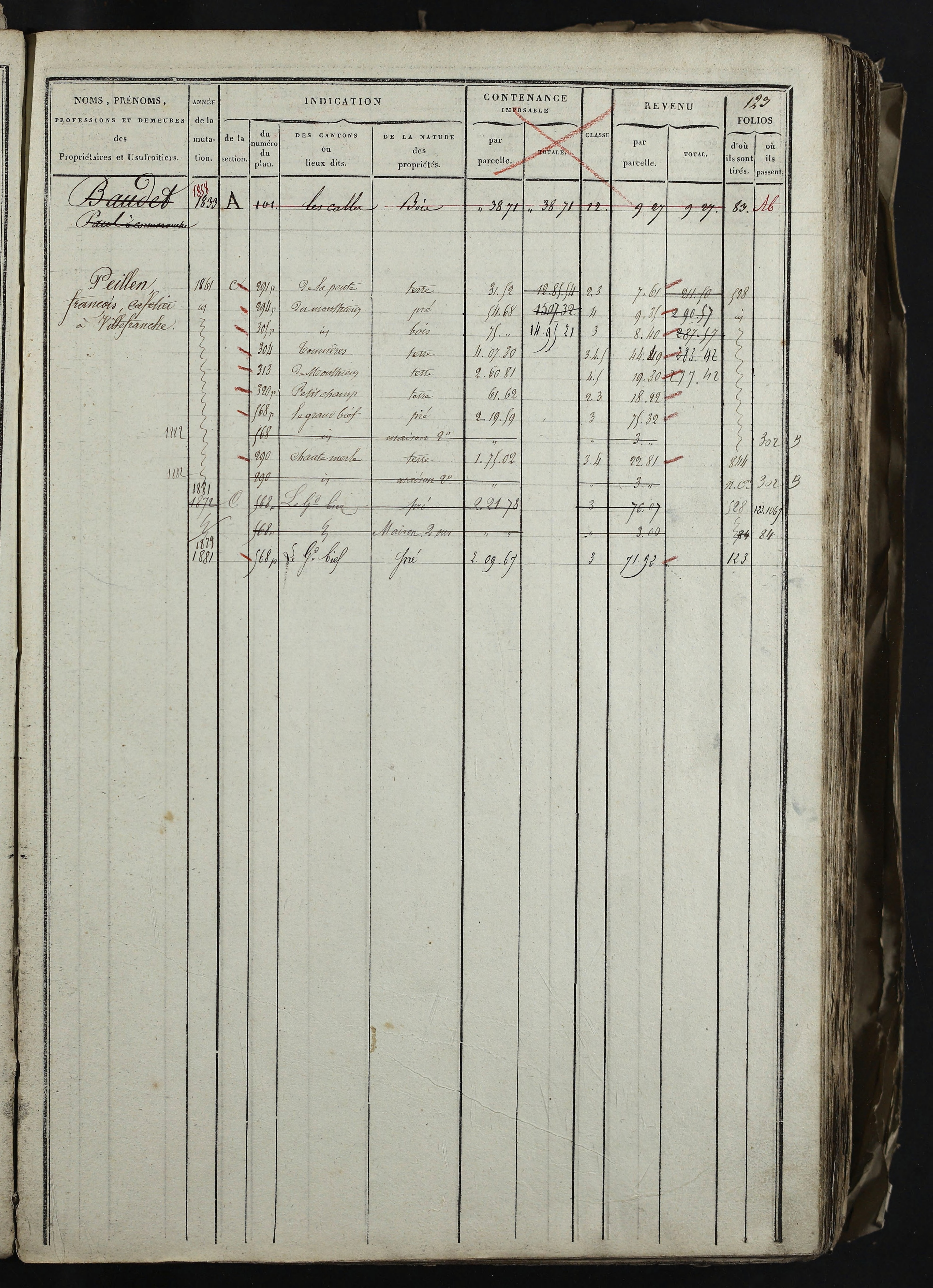 Relevant - 3 P 741 - 3 P 741 -  Folios 1 à 980  (1832-1846)