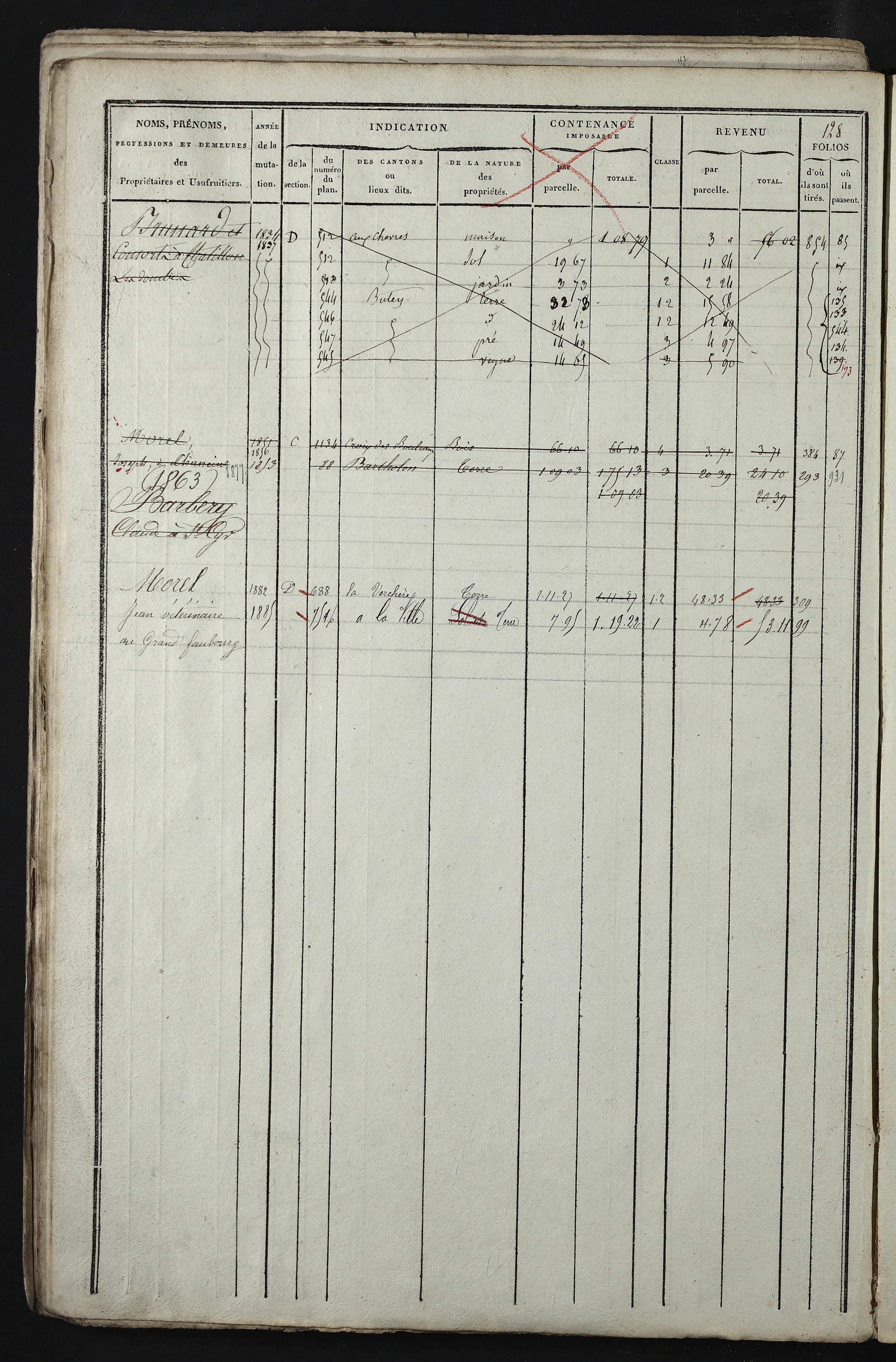 Relevant - 3 P 741 - 3 P 741 -  Folios 1 à 980  (1832-1846)