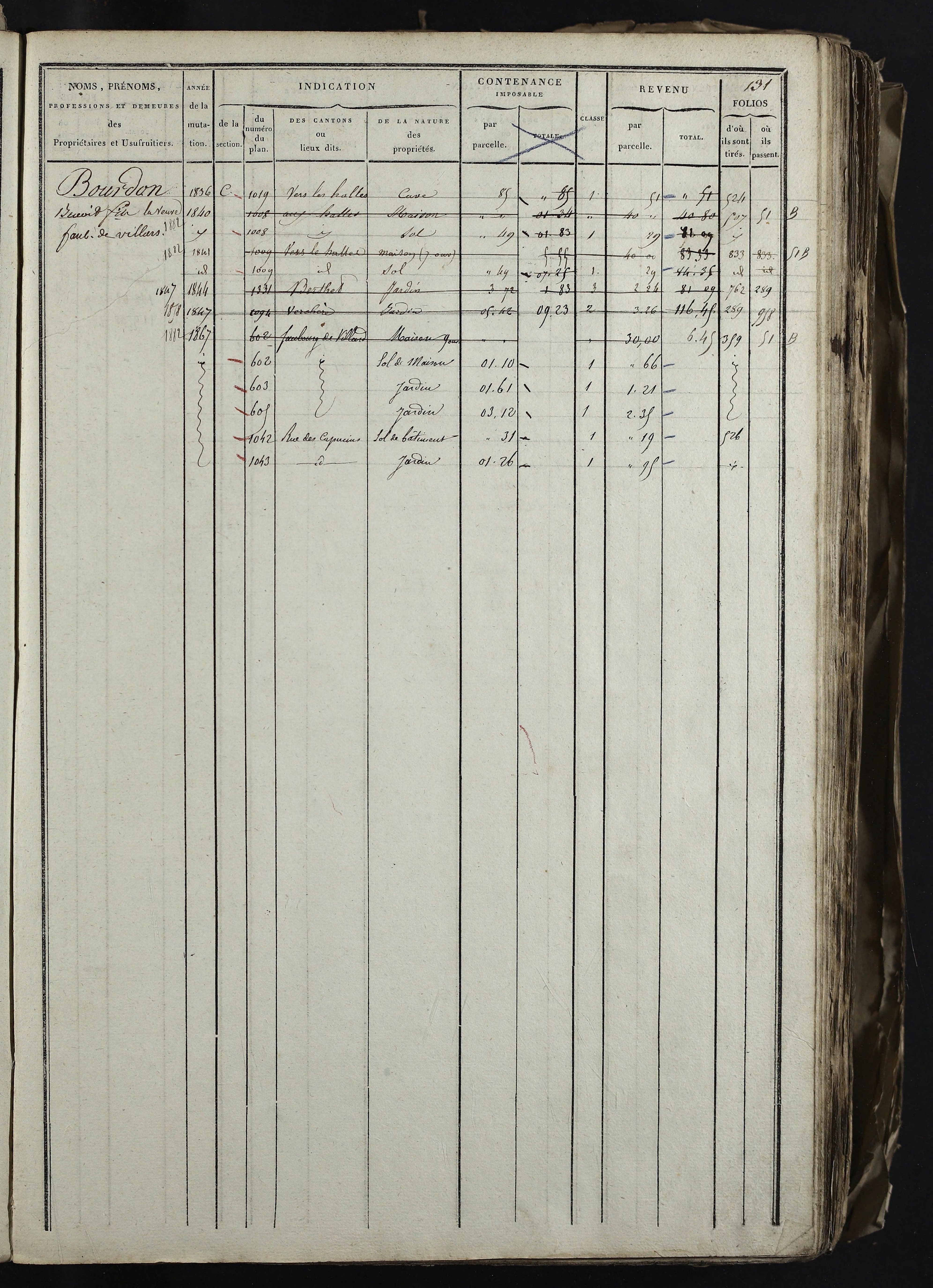 Relevant - 3 P 741 - 3 P 741 -  Folios 1 à 980  (1832-1846)