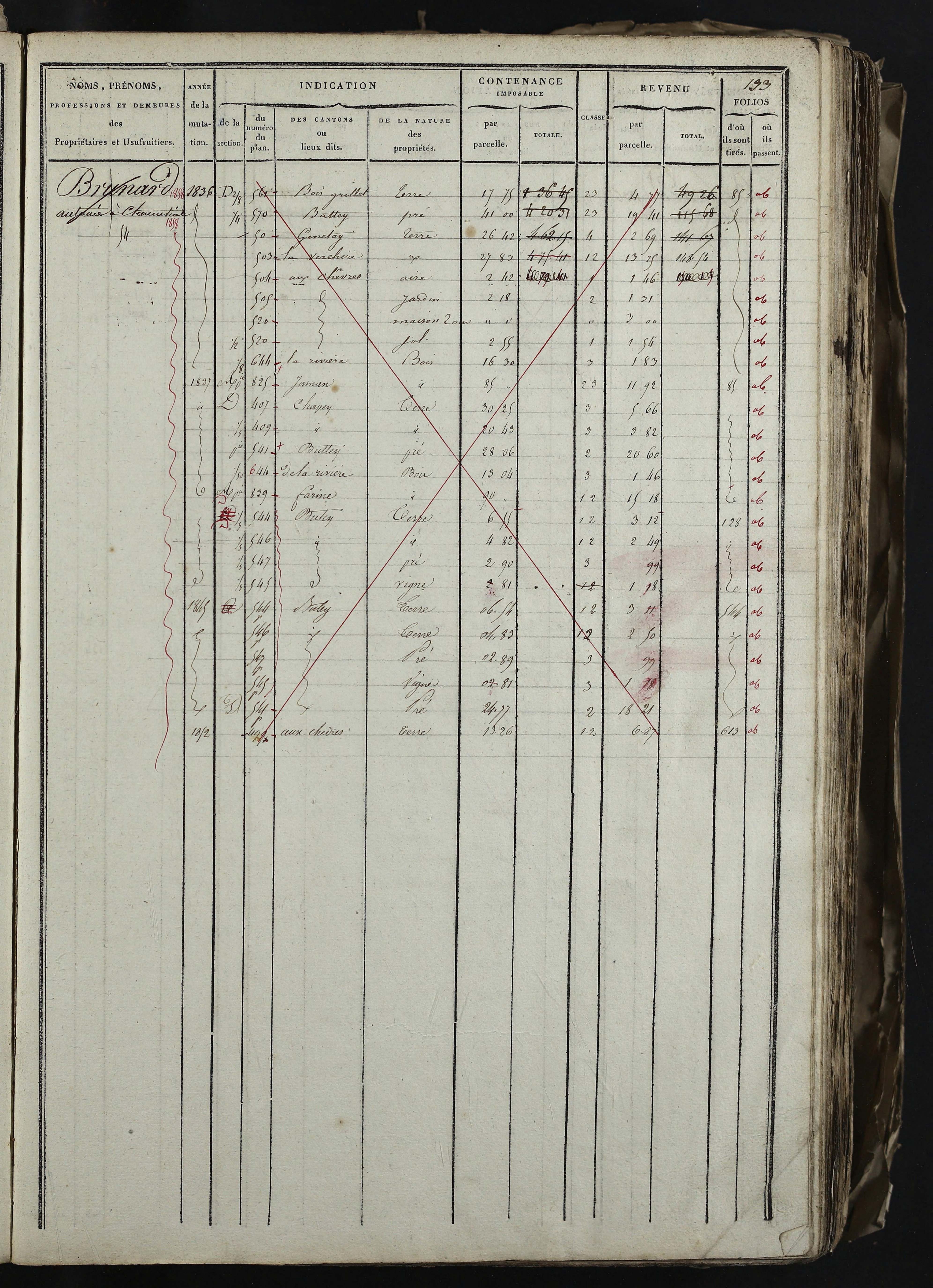 Relevant - 3 P 741 - 3 P 741 -  Folios 1 à 980  (1832-1846)