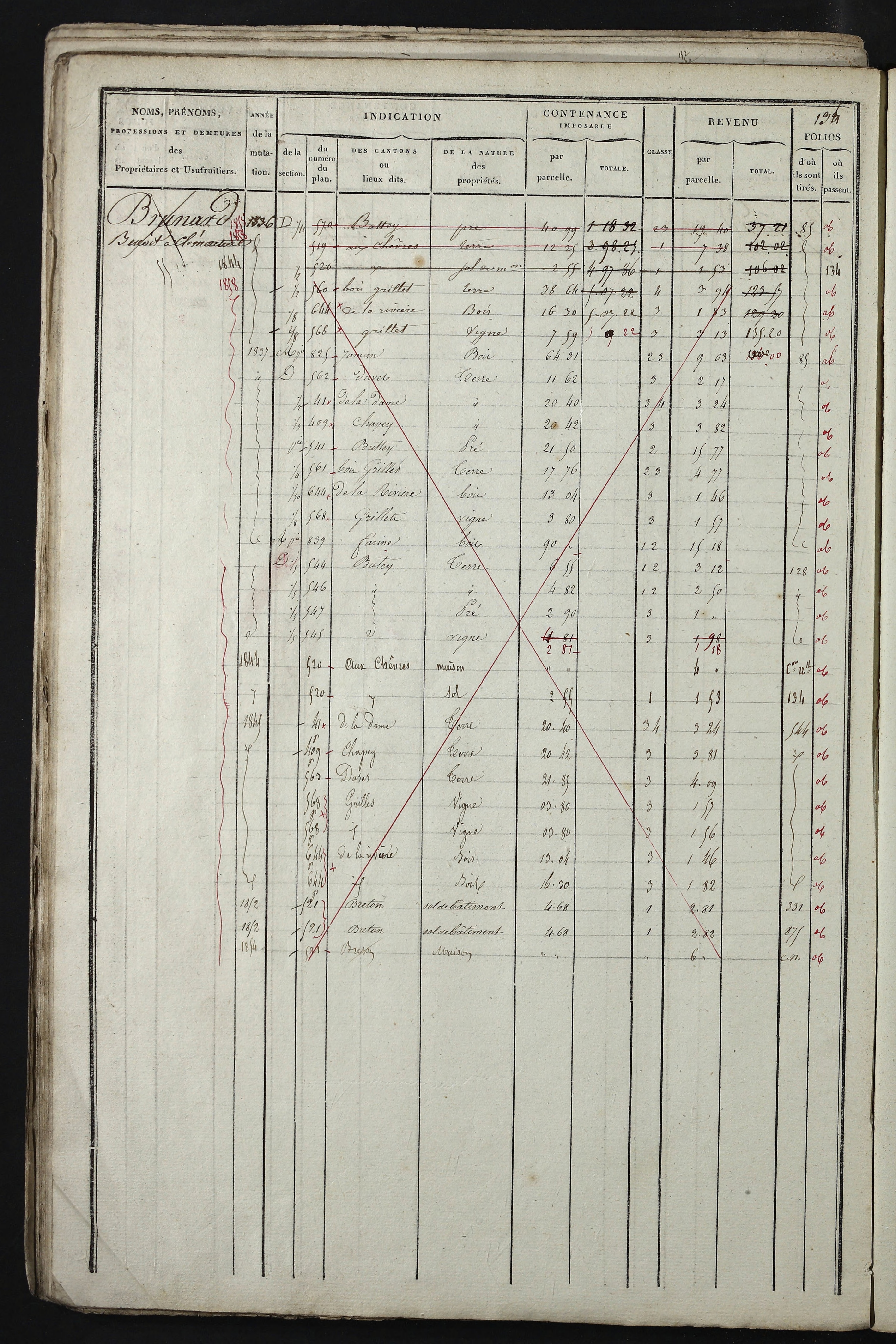 Relevant - 3 P 741 - 3 P 741 -  Folios 1 à 980  (1832-1846)