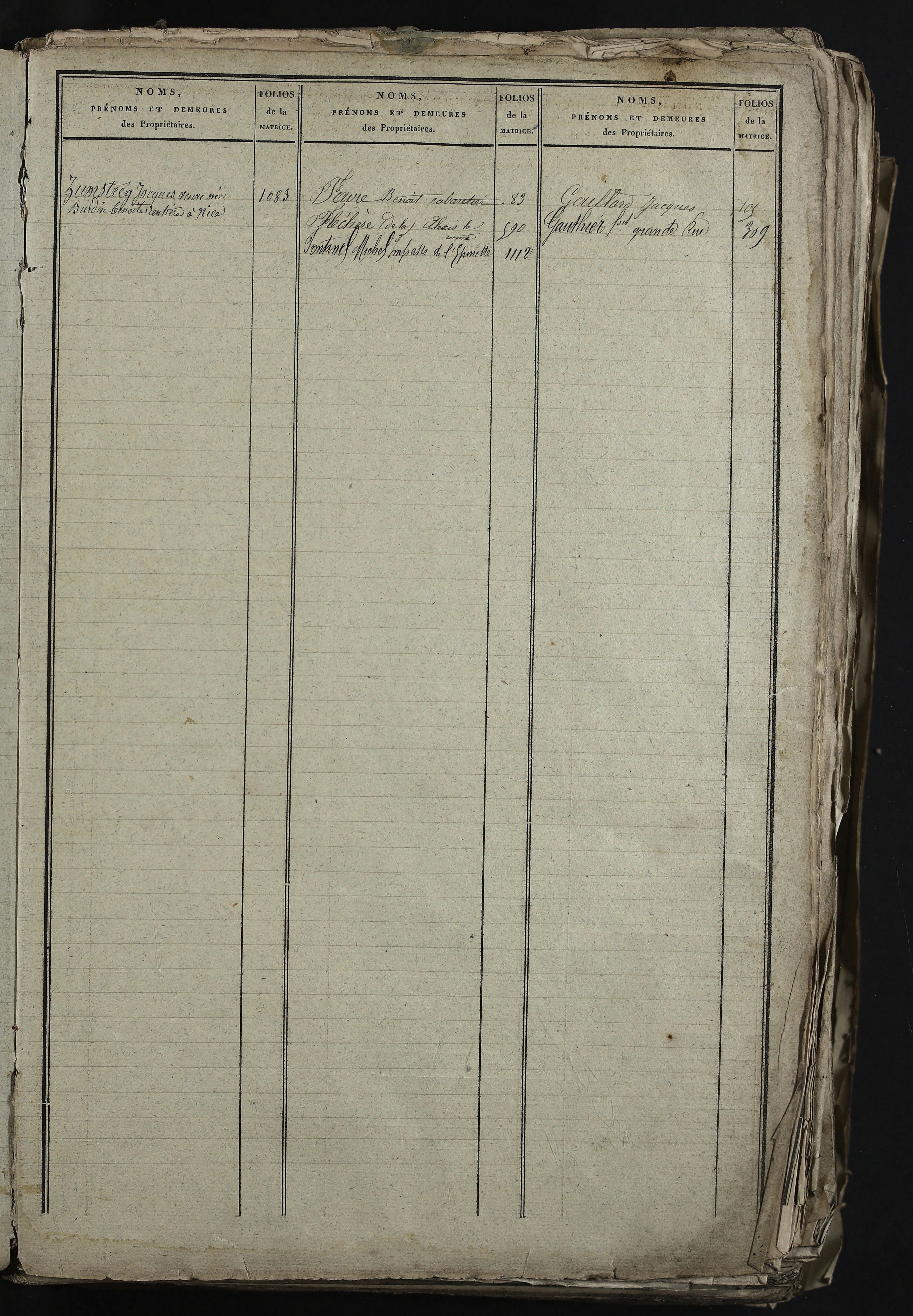 Relevant - 3 P 741 - 3 P 741 -  Folios 1 à 980  (1832-1846)