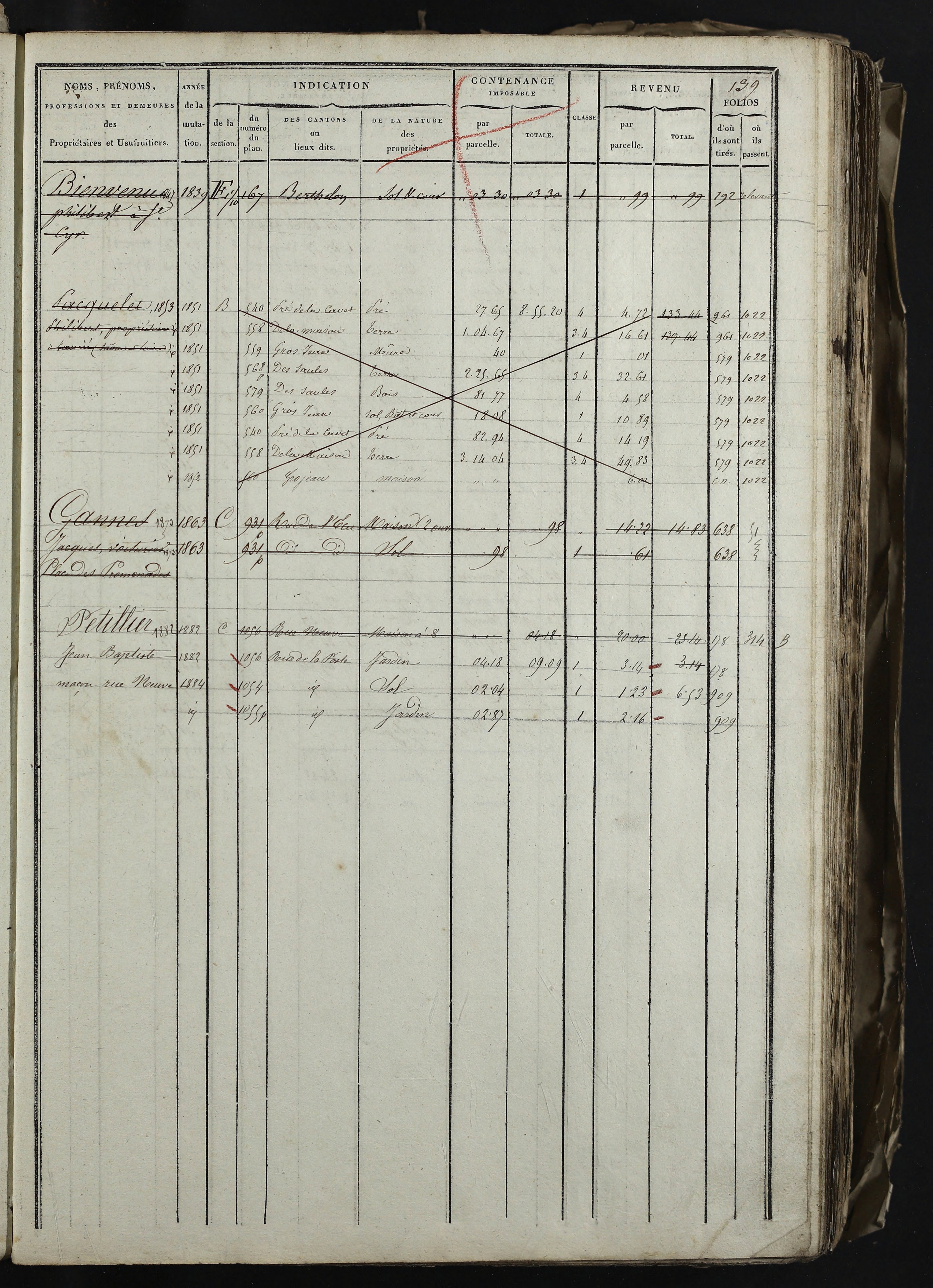 Relevant - 3 P 741 - 3 P 741 -  Folios 1 à 980  (1832-1846)