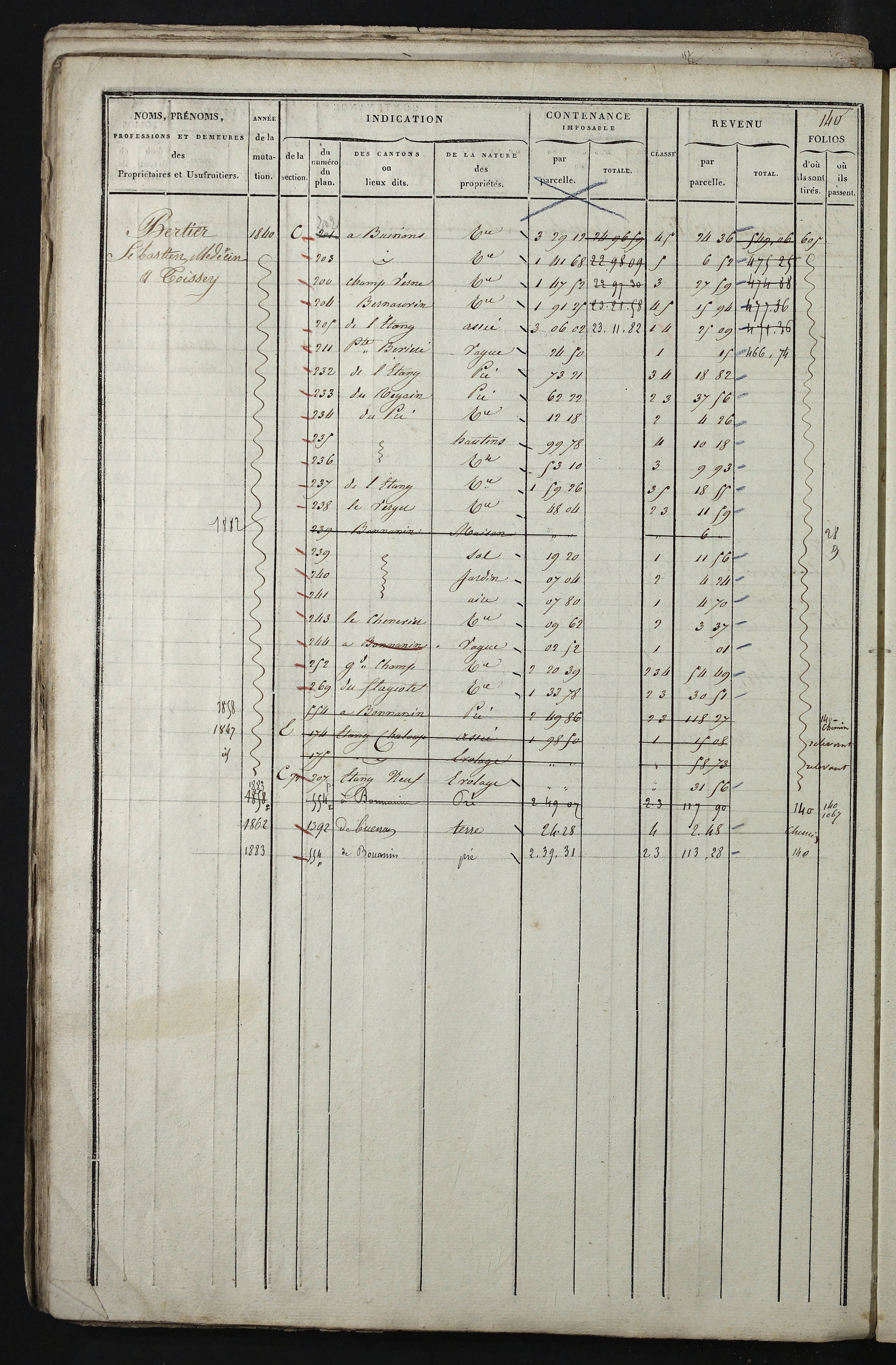 Relevant - 3 P 741 - 3 P 741 -  Folios 1 à 980  (1832-1846)