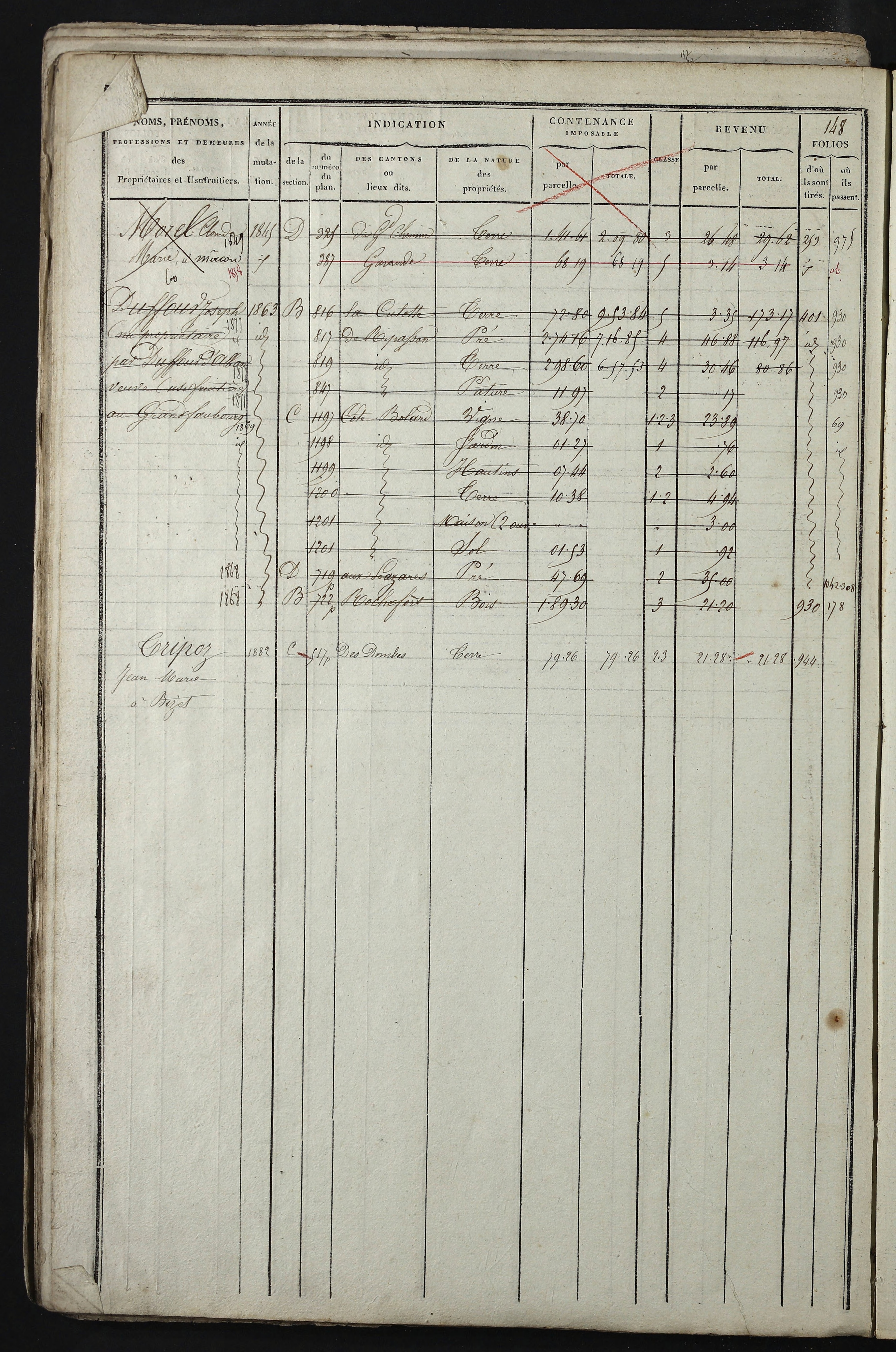 Relevant - 3 P 741 - 3 P 741 -  Folios 1 à 980  (1832-1846)