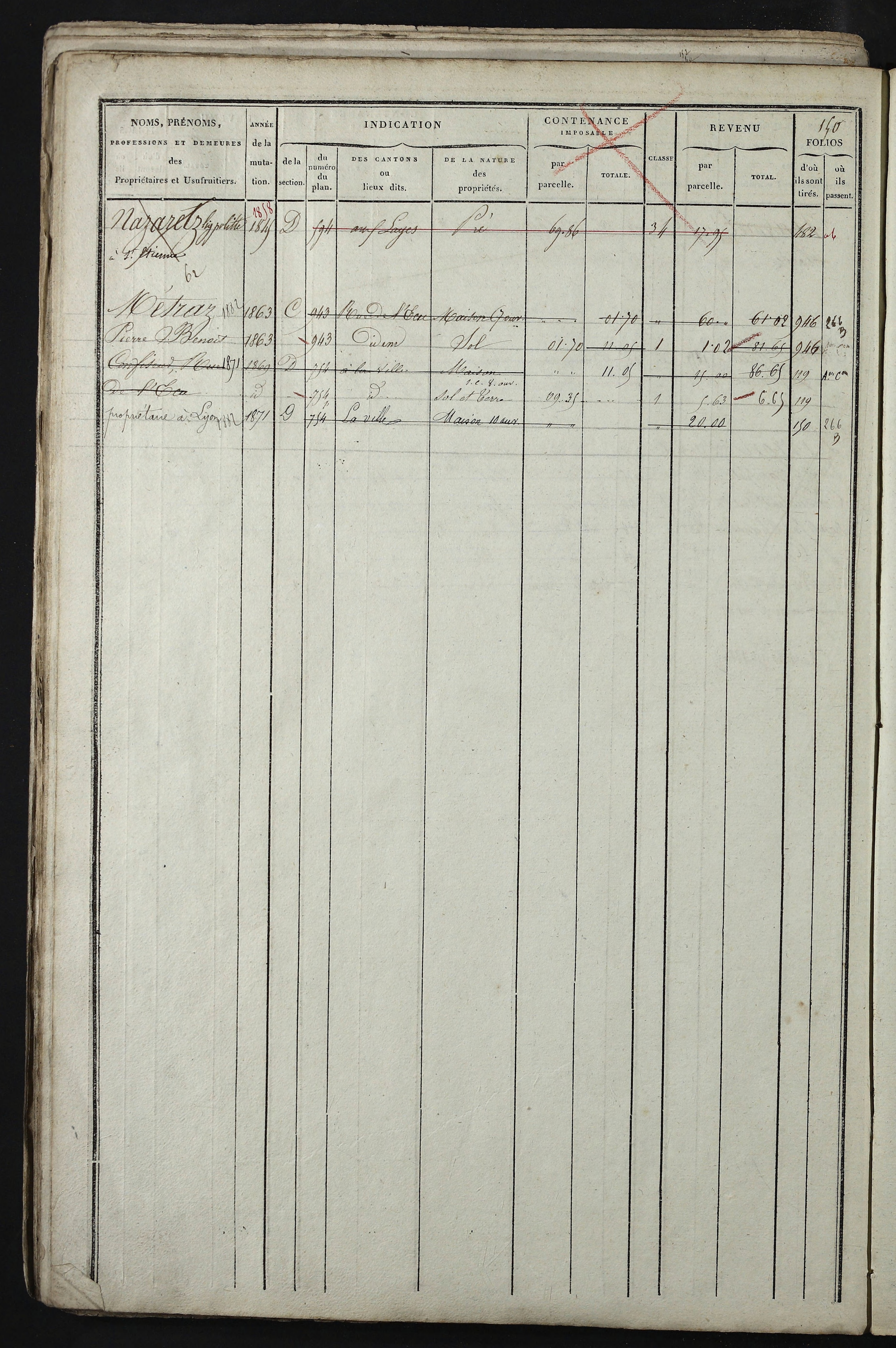 Relevant - 3 P 741 - 3 P 741 -  Folios 1 à 980  (1832-1846)