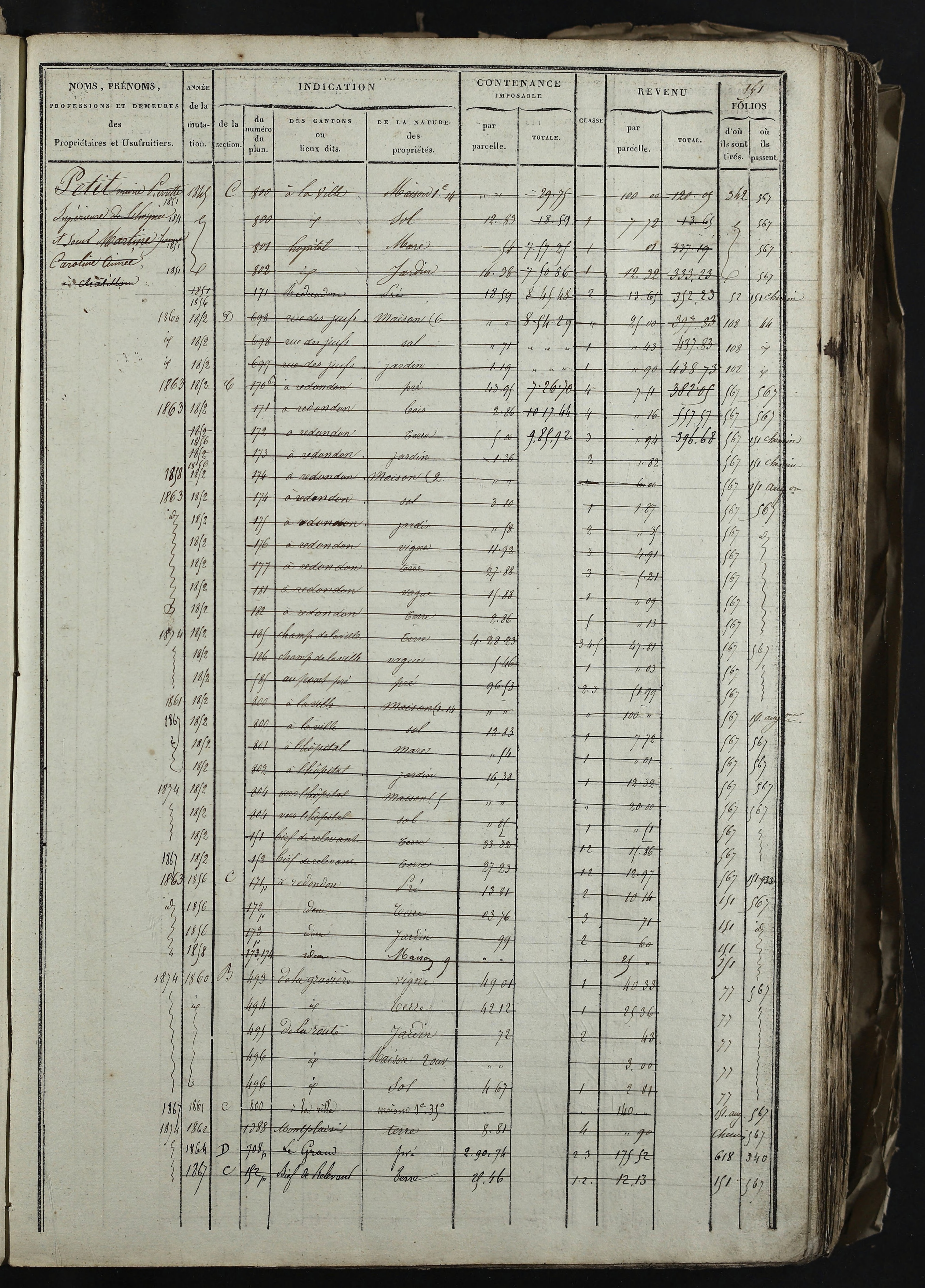 Relevant - 3 P 741 - 3 P 741 -  Folios 1 à 980  (1832-1846)