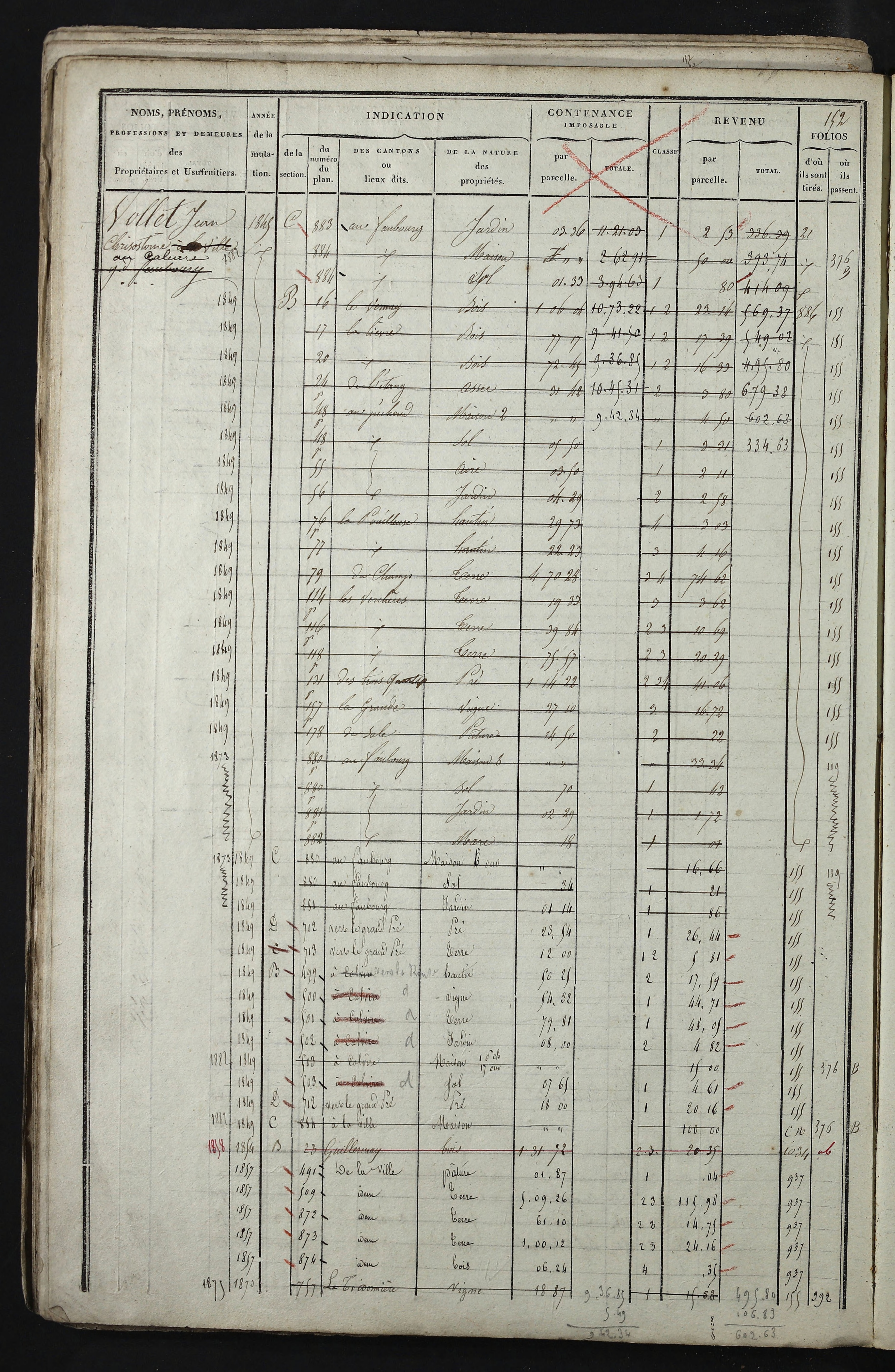 Relevant - 3 P 741 - 3 P 741 -  Folios 1 à 980  (1832-1846)
