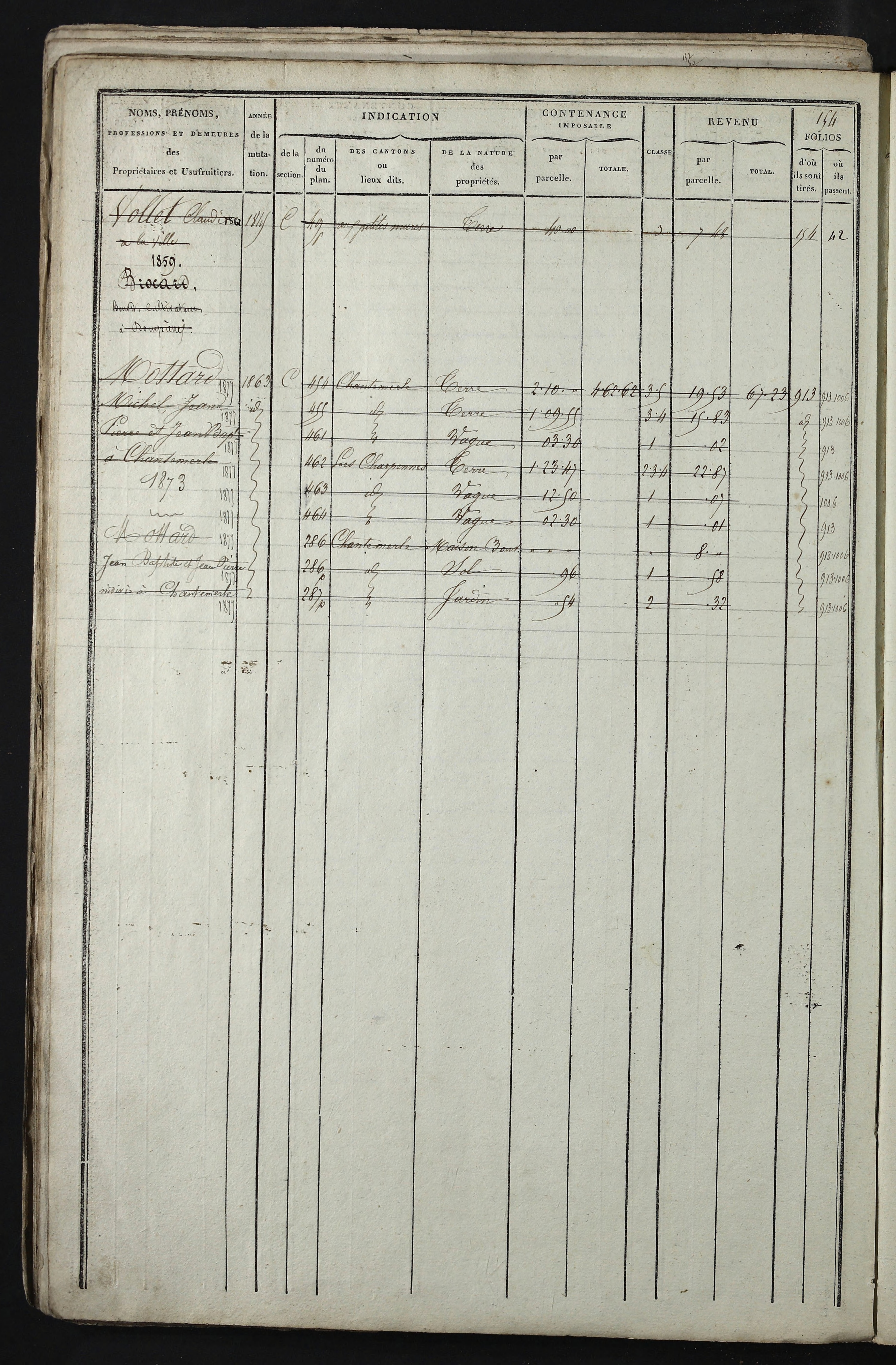 Relevant - 3 P 741 - 3 P 741 -  Folios 1 à 980  (1832-1846)