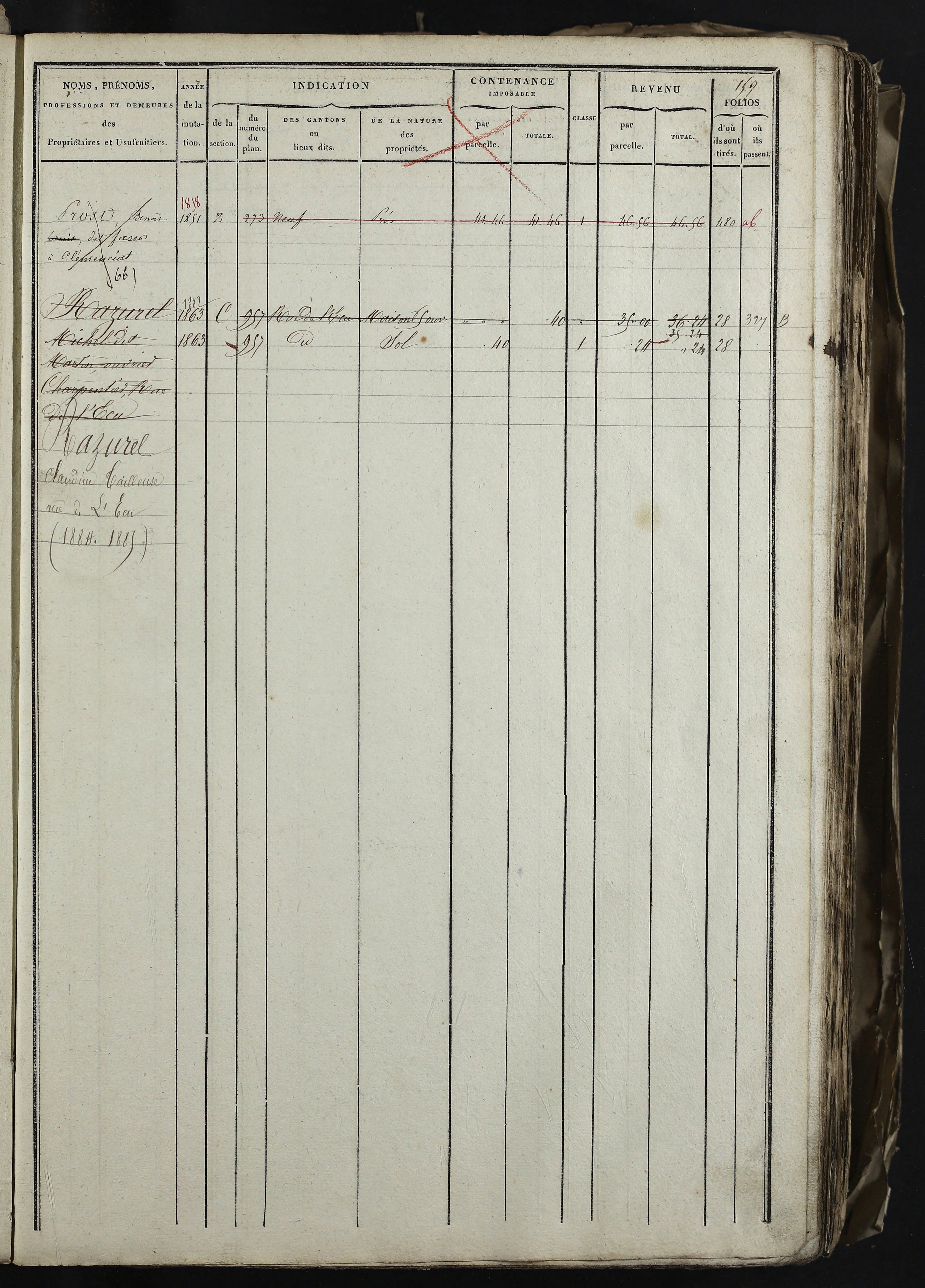 Relevant - 3 P 741 - 3 P 741 -  Folios 1 à 980  (1832-1846)