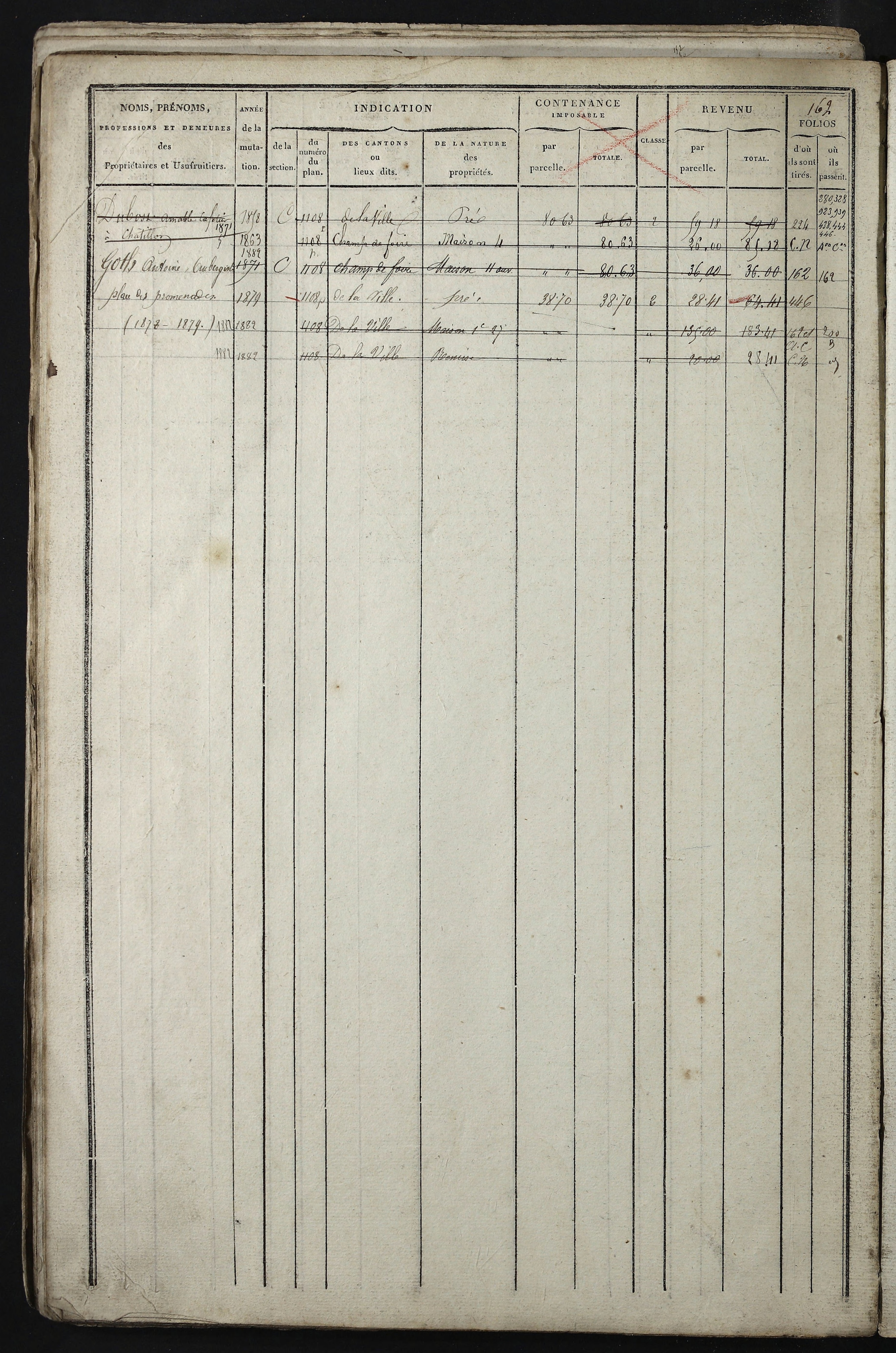 Relevant - 3 P 741 - 3 P 741 -  Folios 1 à 980  (1832-1846)