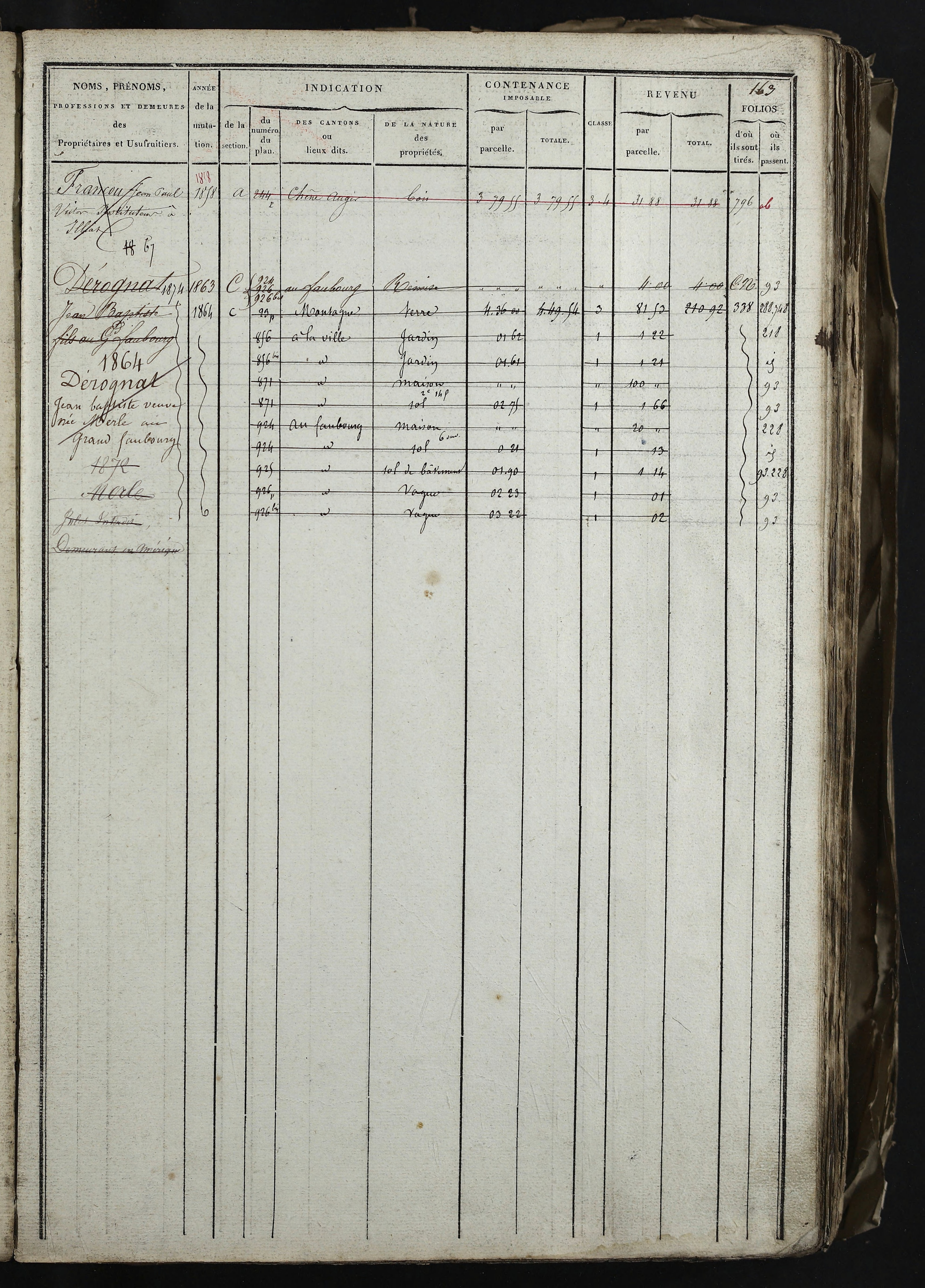Relevant - 3 P 741 - 3 P 741 -  Folios 1 à 980  (1832-1846)