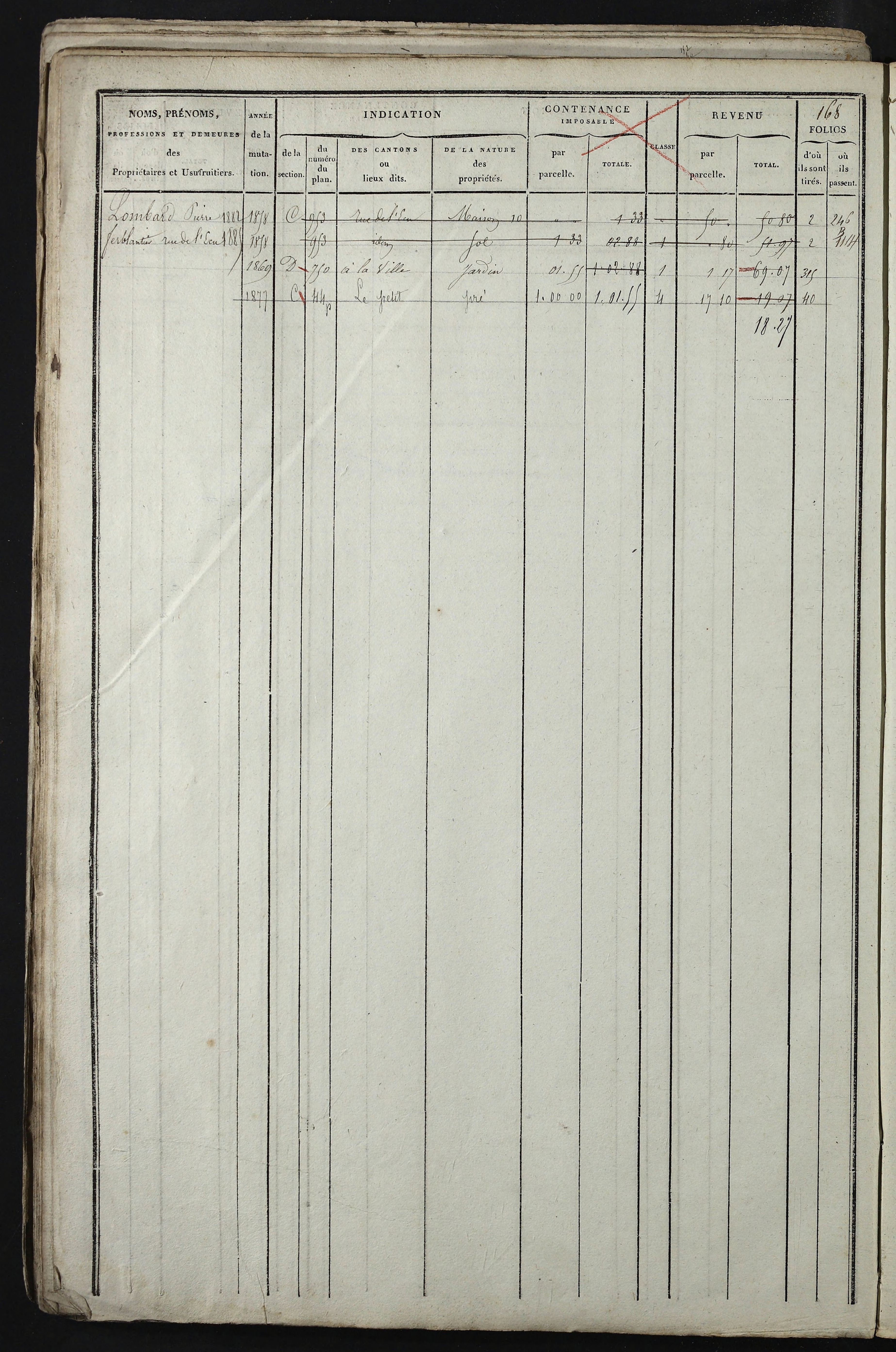 Relevant - 3 P 741 - 3 P 741 -  Folios 1 à 980  (1832-1846)