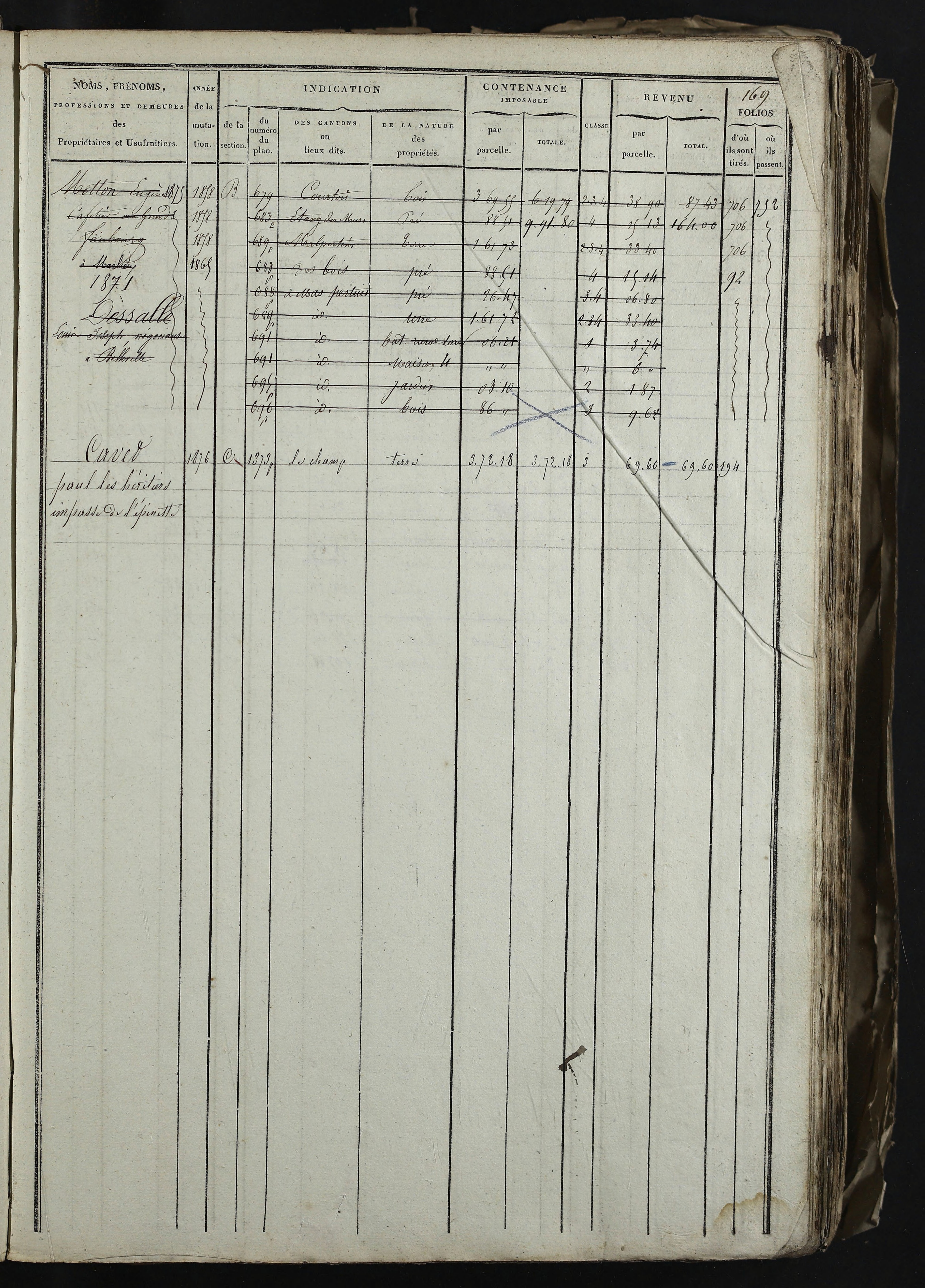 Relevant - 3 P 741 - 3 P 741 -  Folios 1 à 980  (1832-1846)