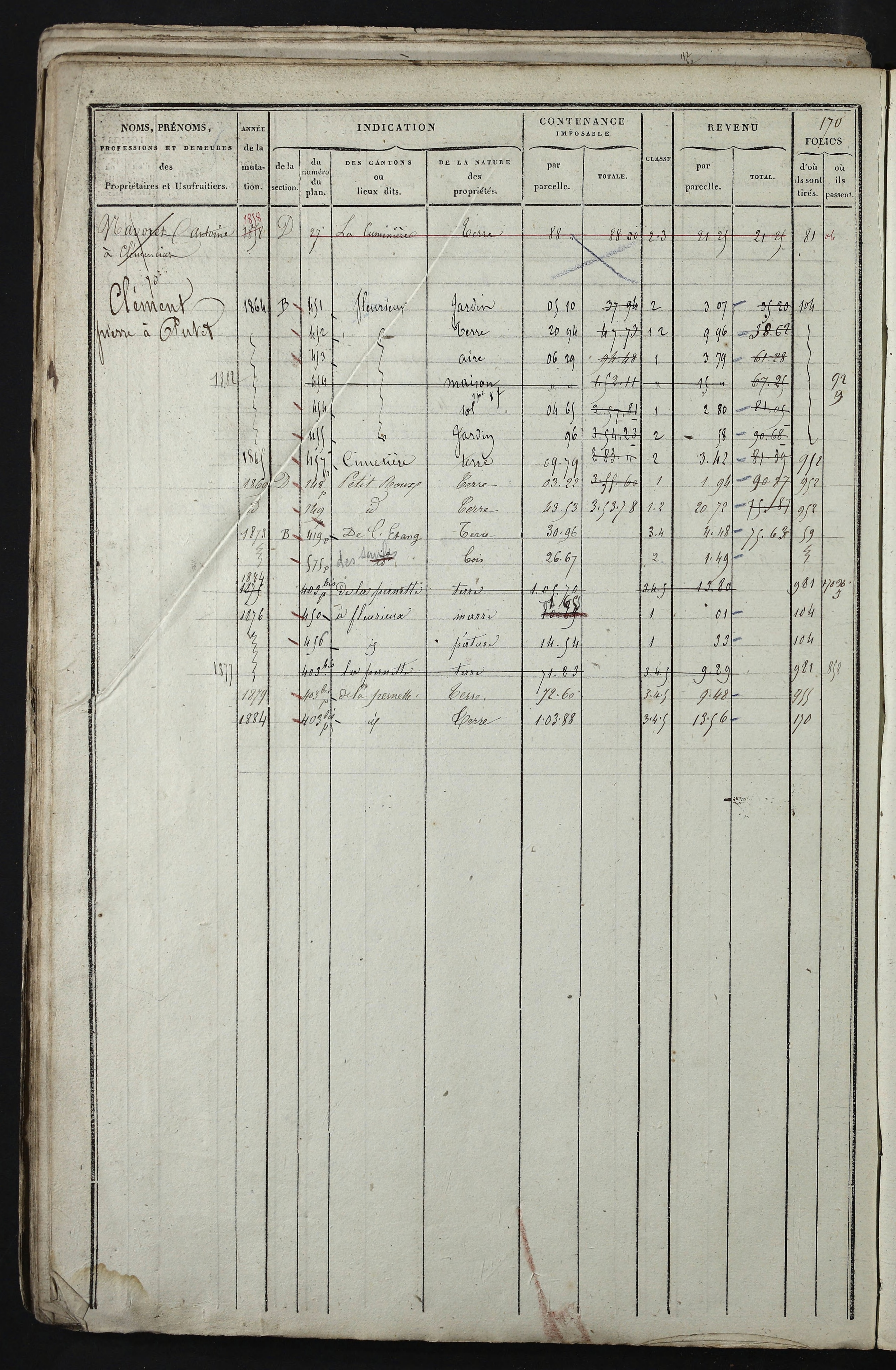 Relevant - 3 P 741 - 3 P 741 -  Folios 1 à 980  (1832-1846)