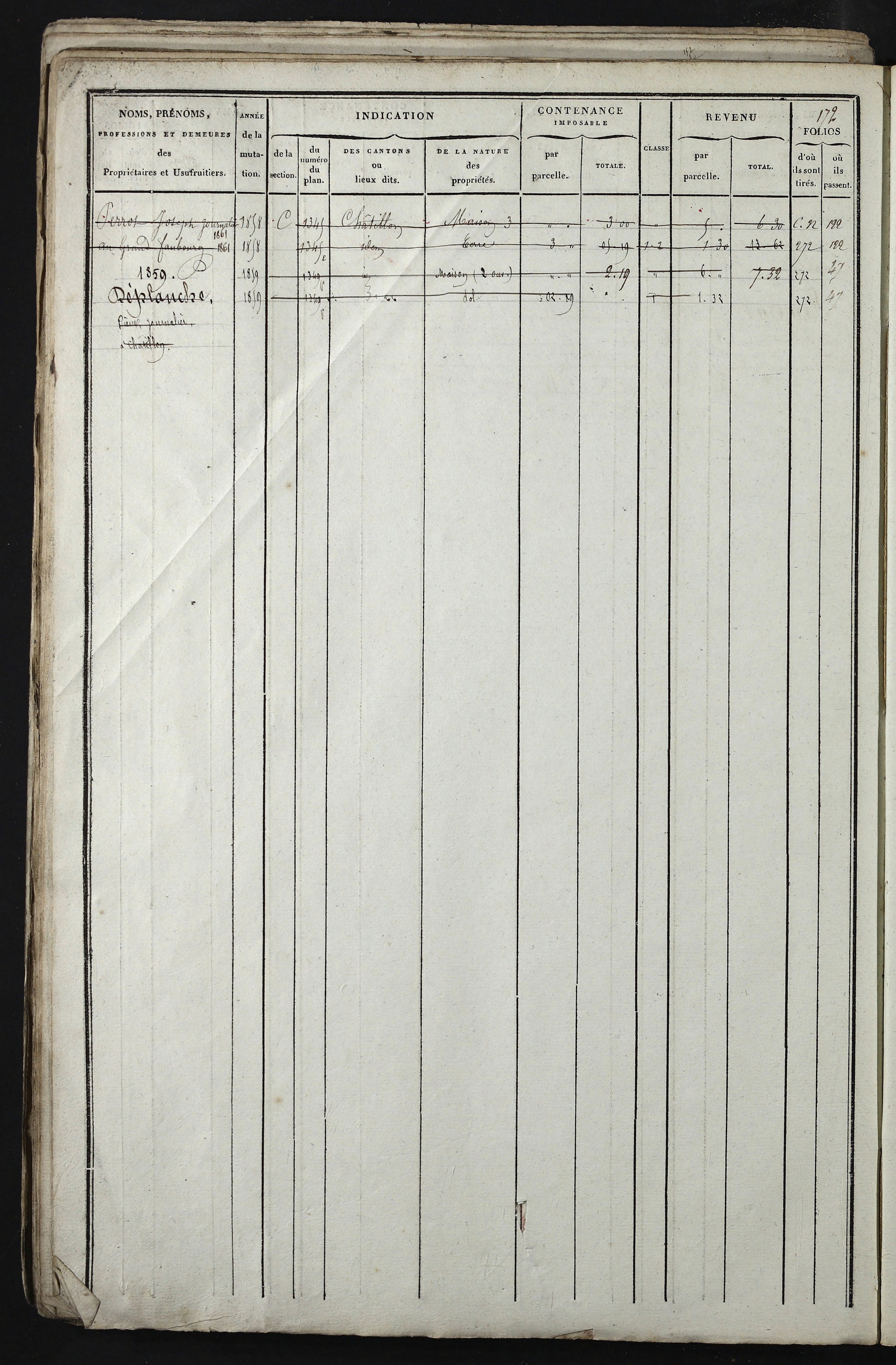 Relevant - 3 P 741 - 3 P 741 -  Folios 1 à 980  (1832-1846)
