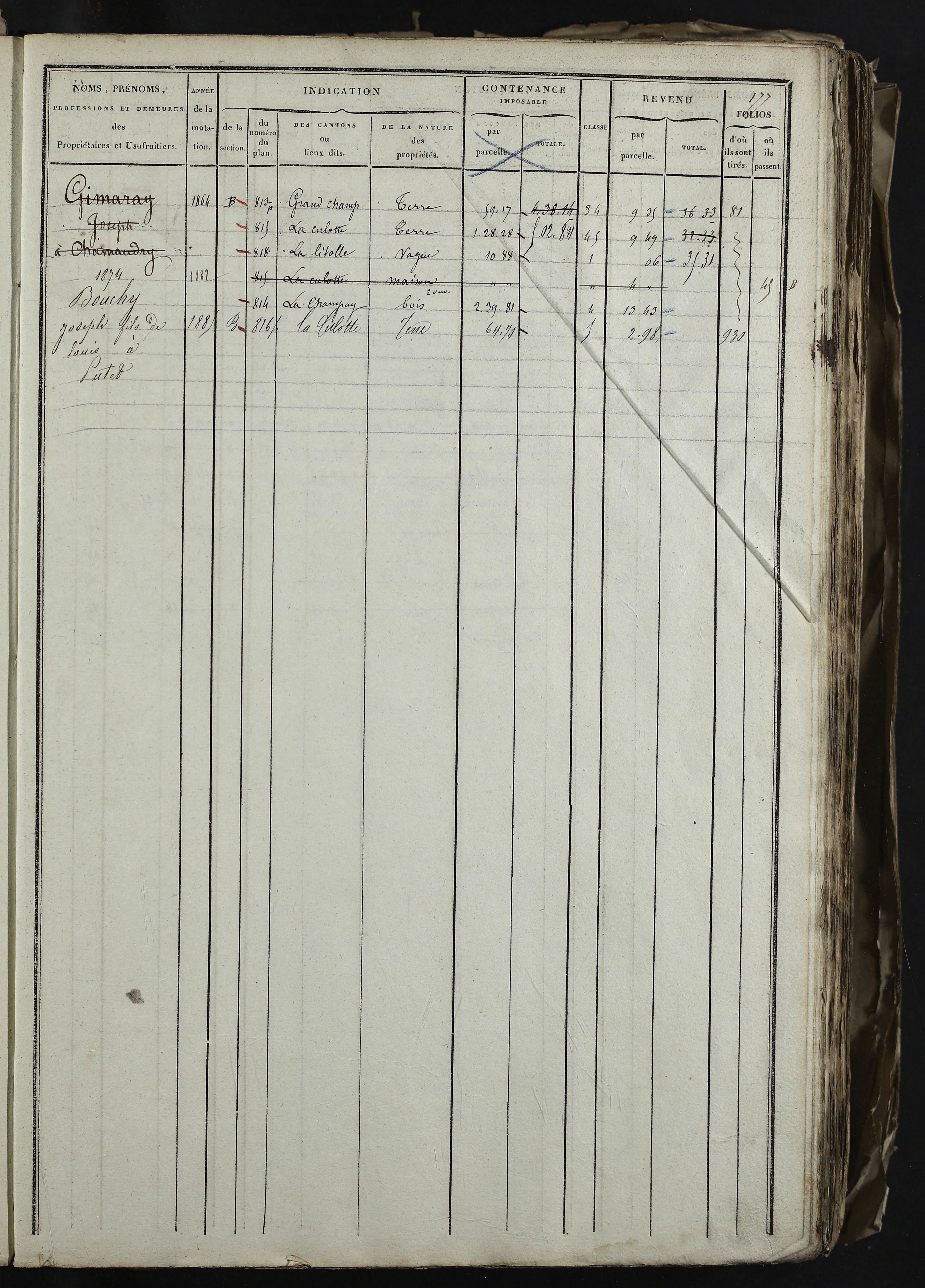Relevant - 3 P 741 - 3 P 741 -  Folios 1 à 980  (1832-1846)