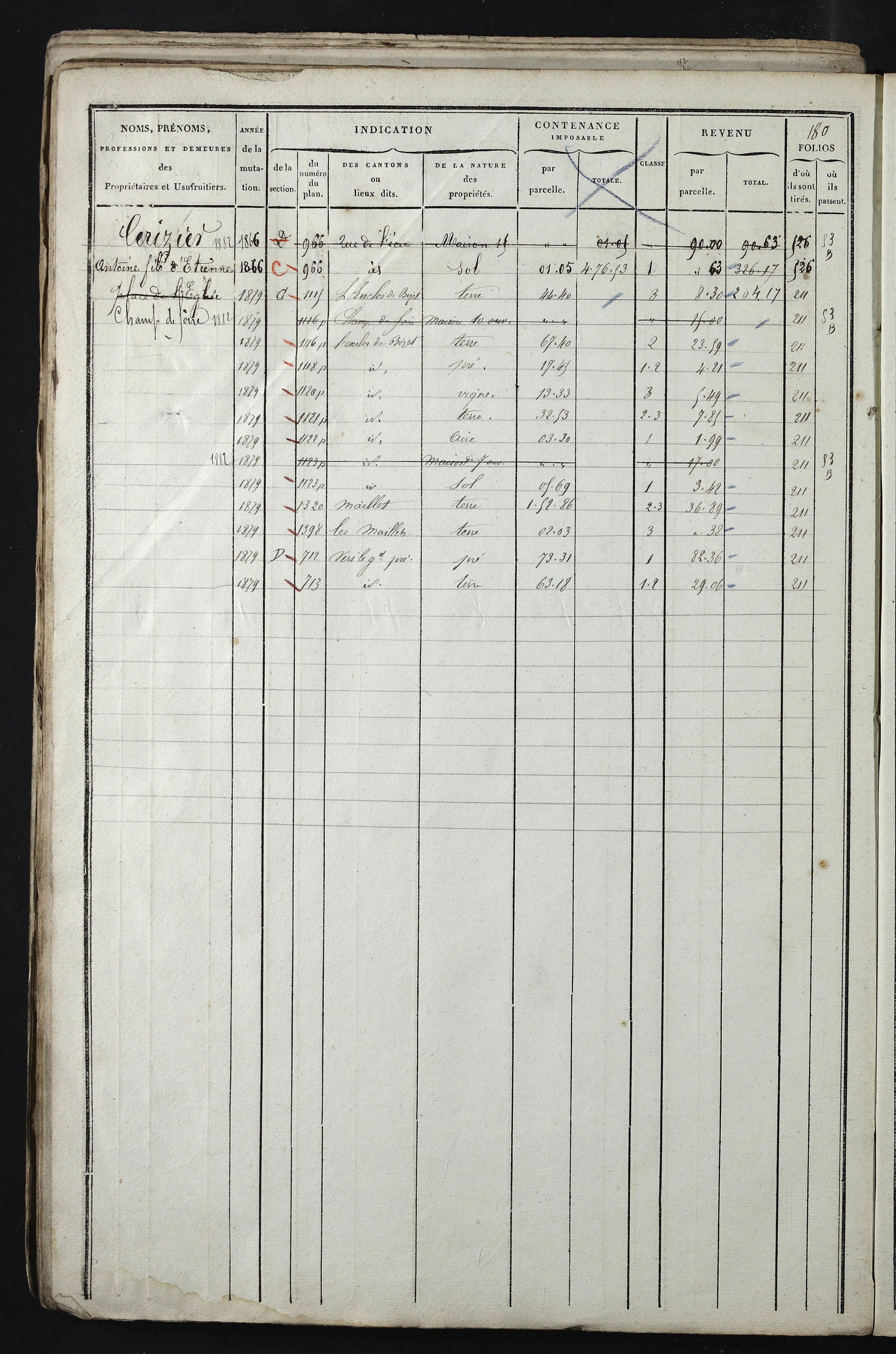 Relevant - 3 P 741 - 3 P 741 -  Folios 1 à 980  (1832-1846)