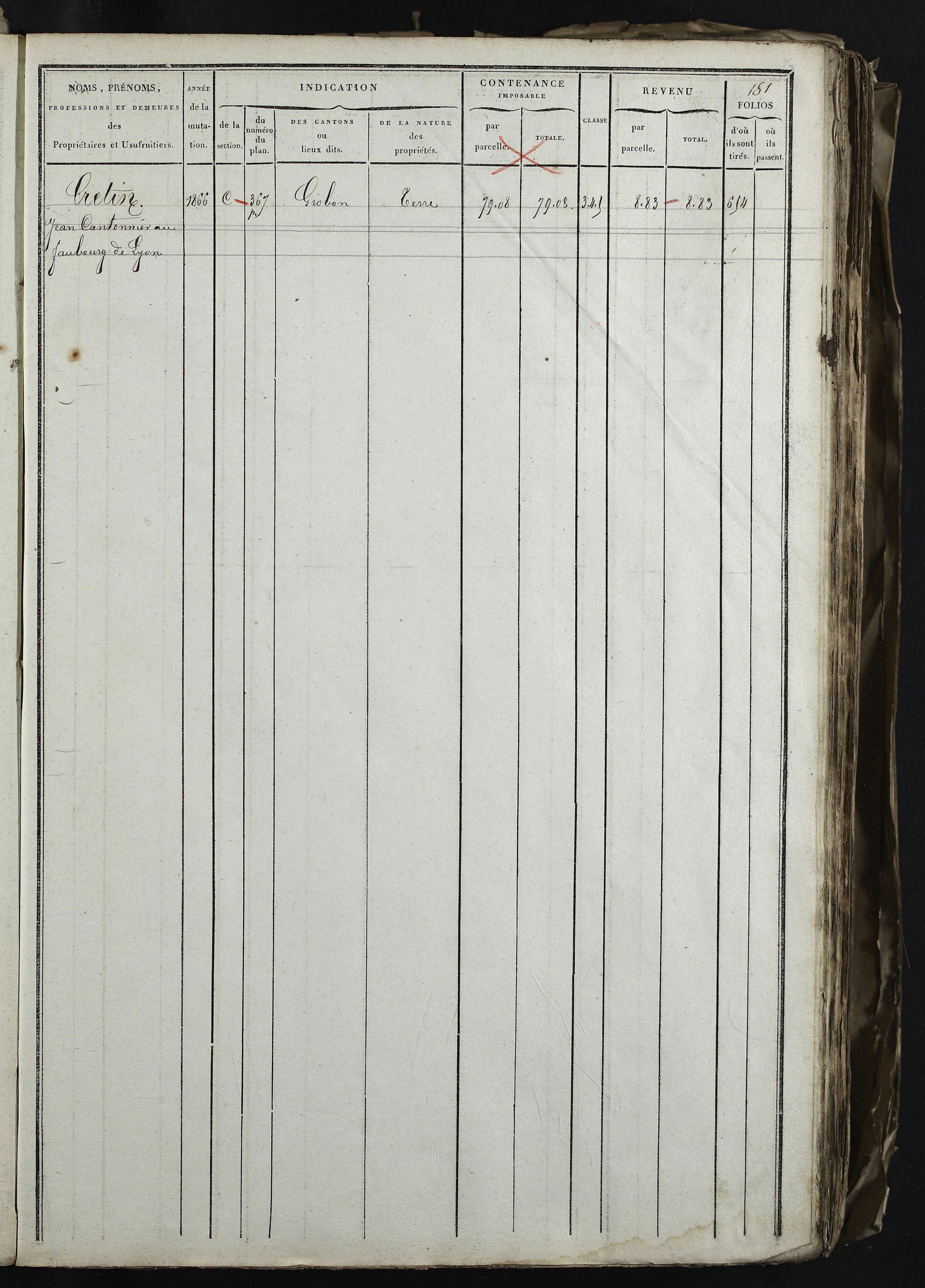 Relevant - 3 P 741 - 3 P 741 -  Folios 1 à 980  (1832-1846)