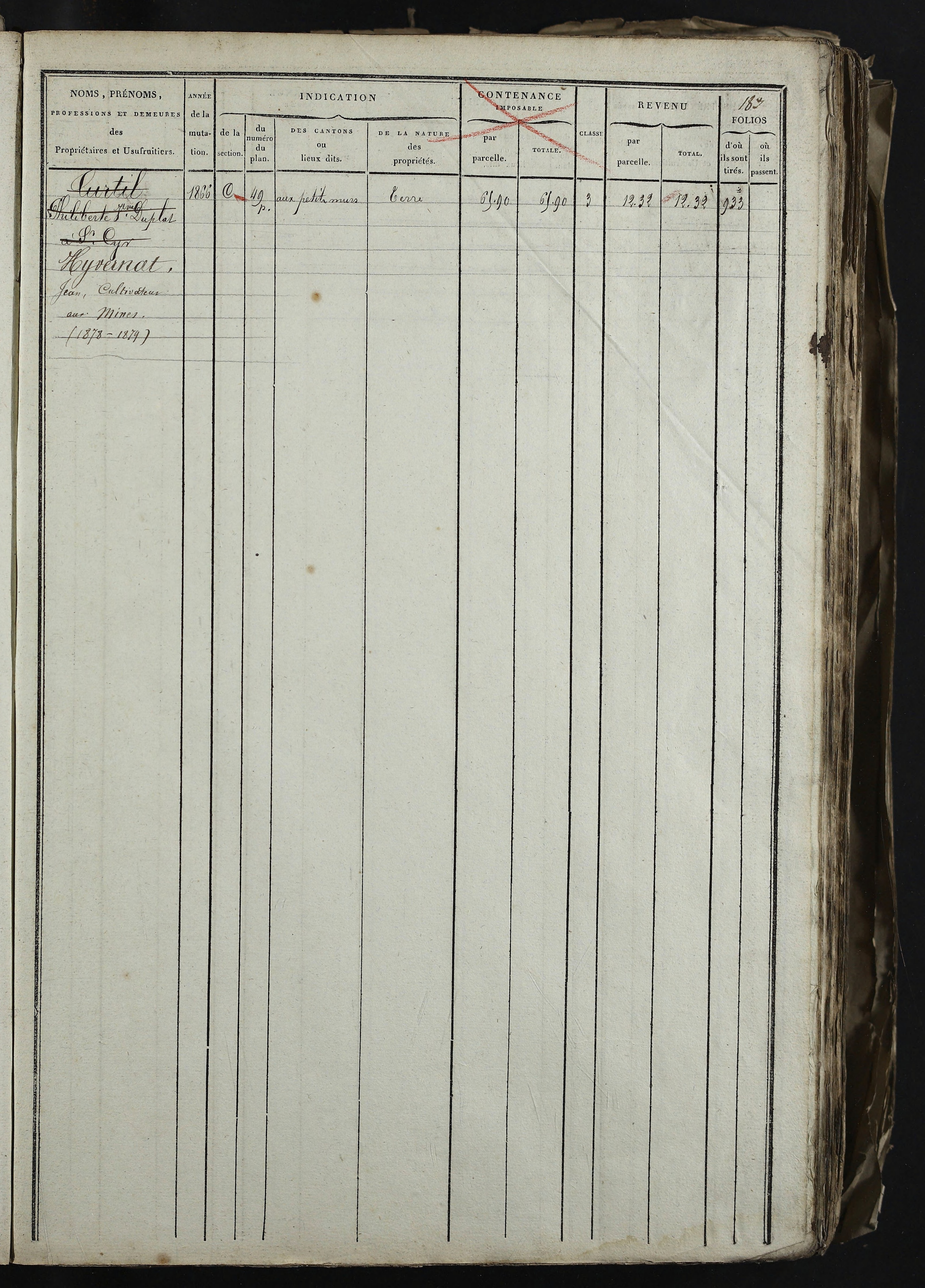 Relevant - 3 P 741 - 3 P 741 -  Folios 1 à 980  (1832-1846)