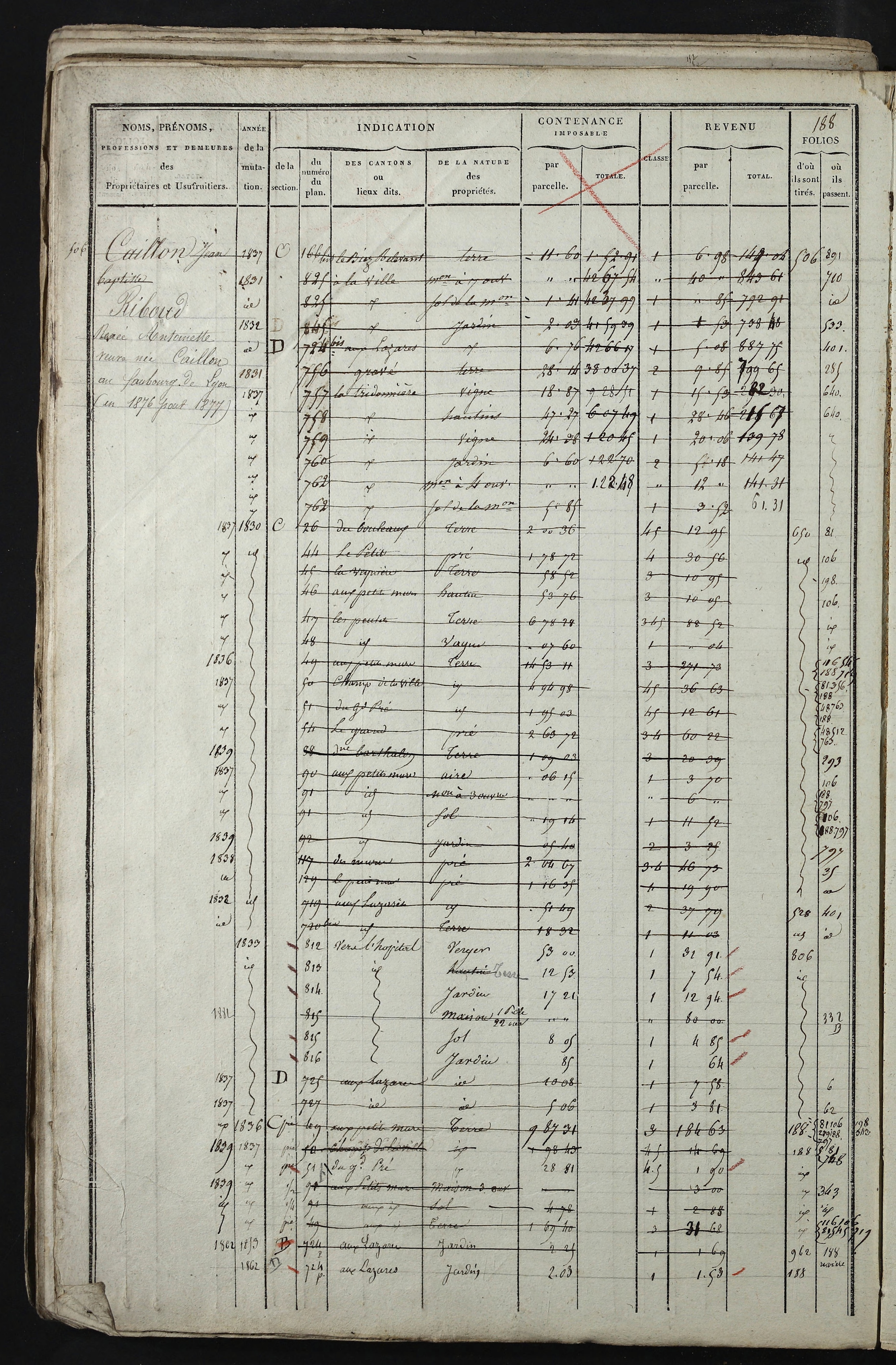 Relevant - 3 P 741 - 3 P 741 -  Folios 1 à 980  (1832-1846)