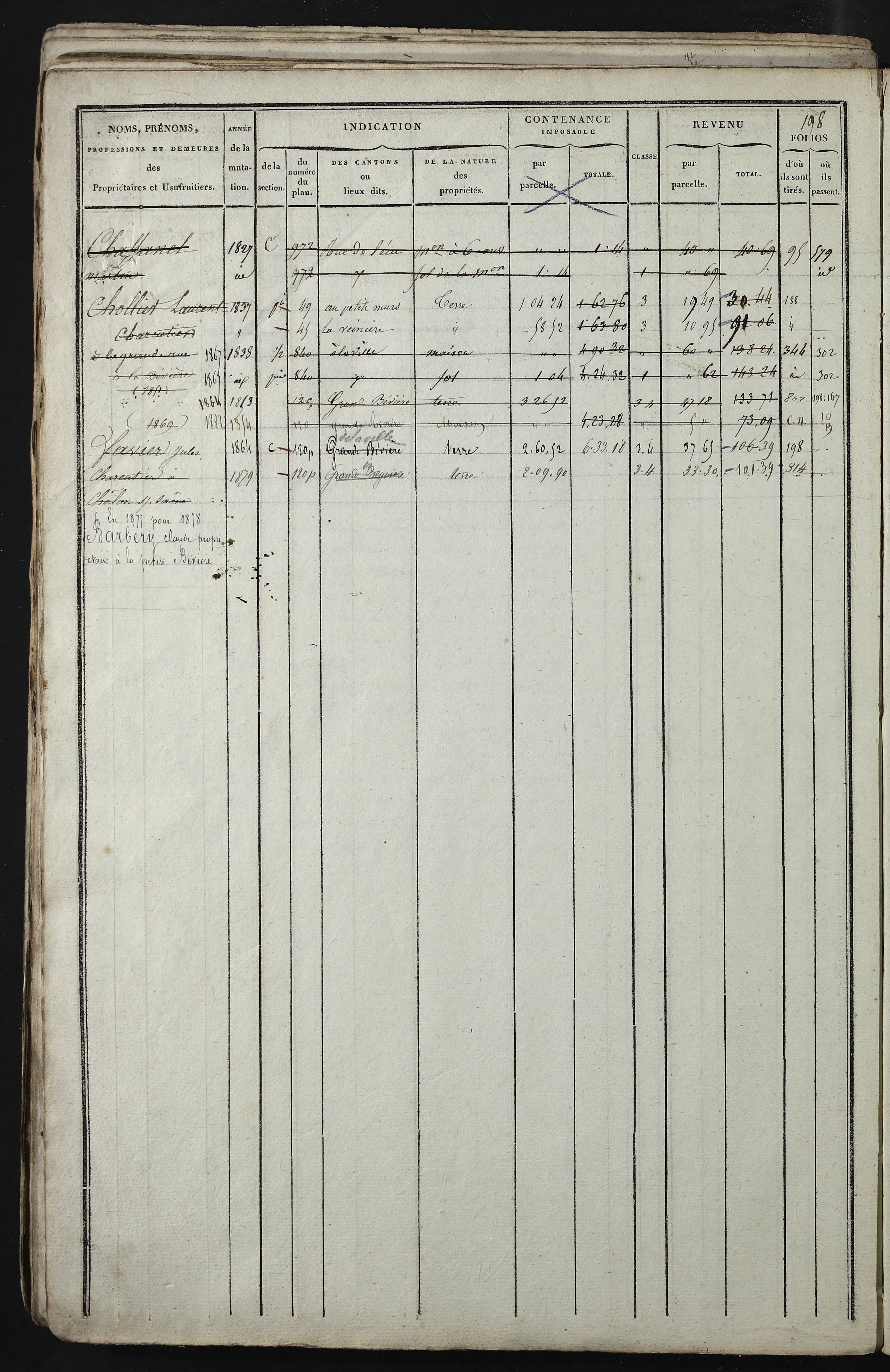Relevant - 3 P 741 - 3 P 741 -  Folios 1 à 980  (1832-1846)