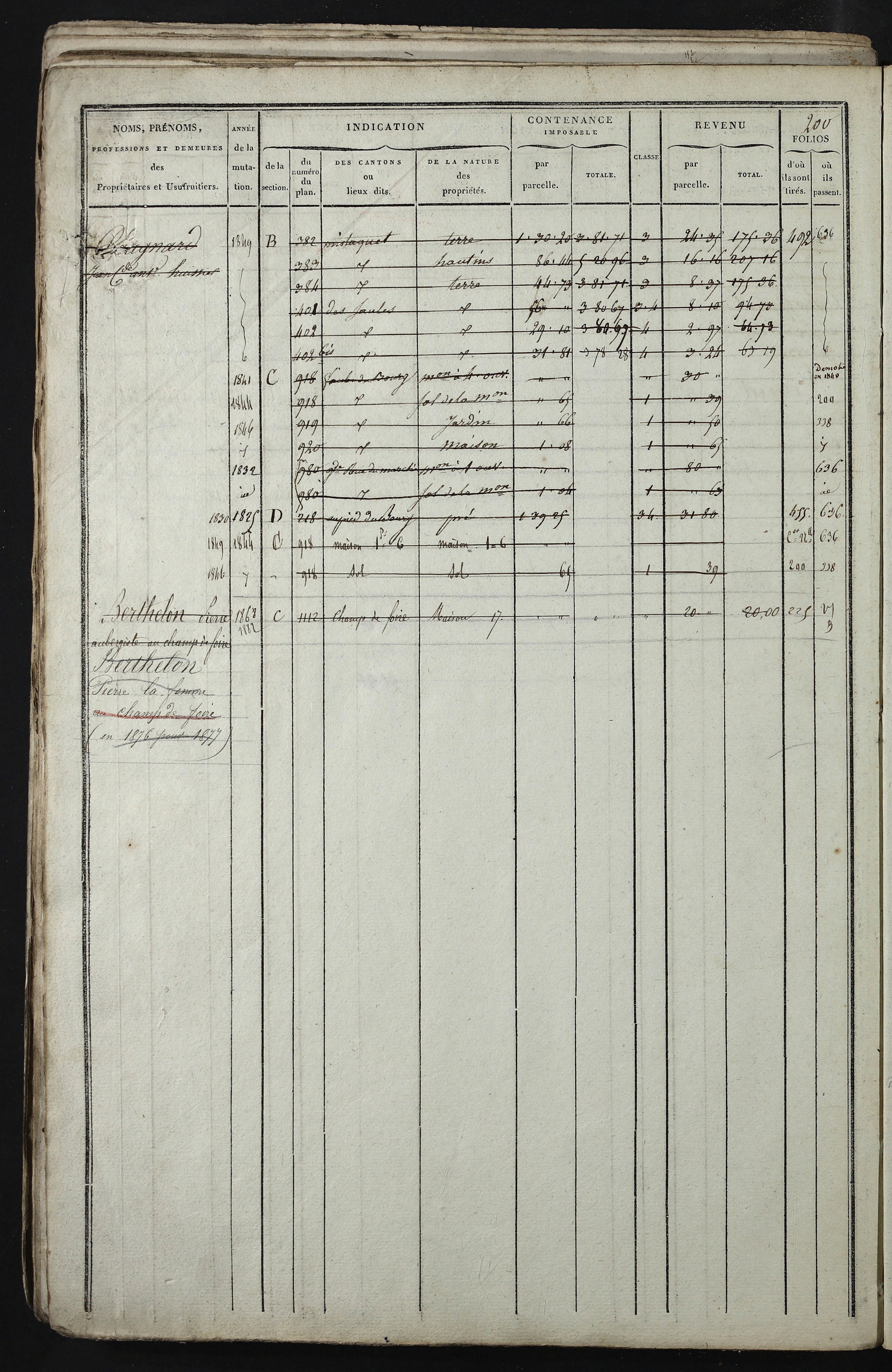 Relevant - 3 P 741 - 3 P 741 -  Folios 1 à 980  (1832-1846)