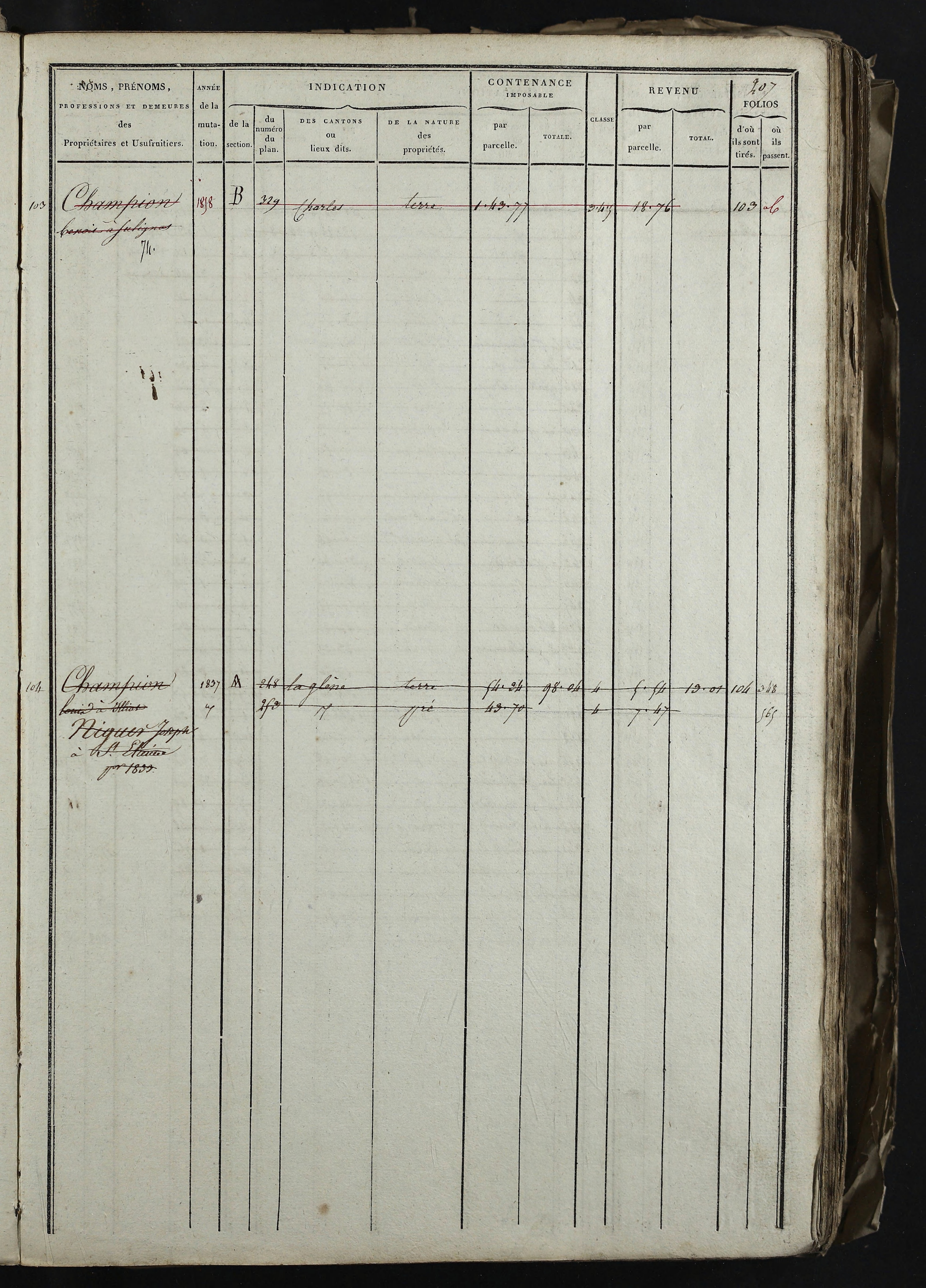 Relevant - 3 P 741 - 3 P 741 -  Folios 1 à 980  (1832-1846)