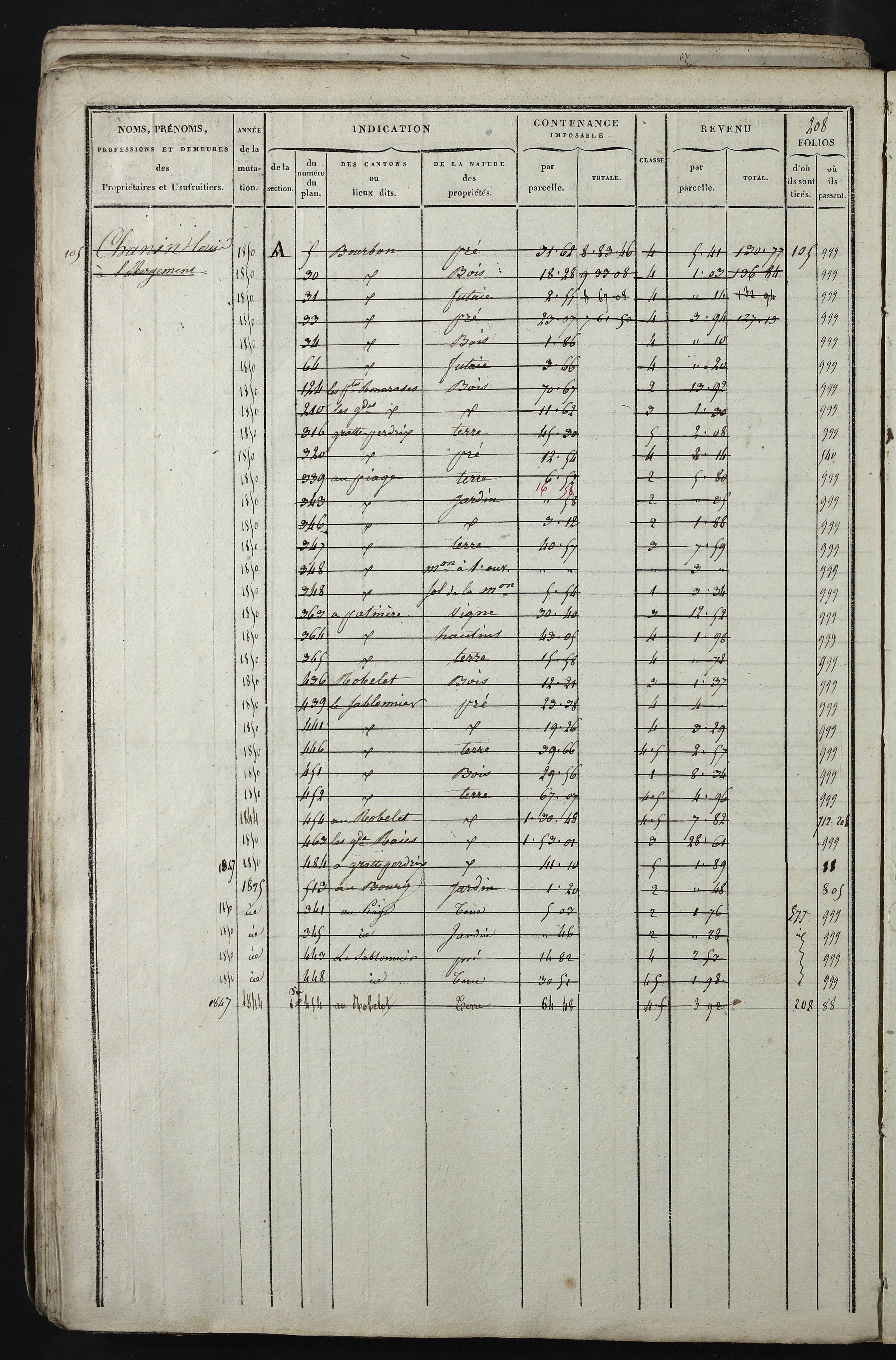 Relevant - 3 P 741 - 3 P 741 -  Folios 1 à 980  (1832-1846)