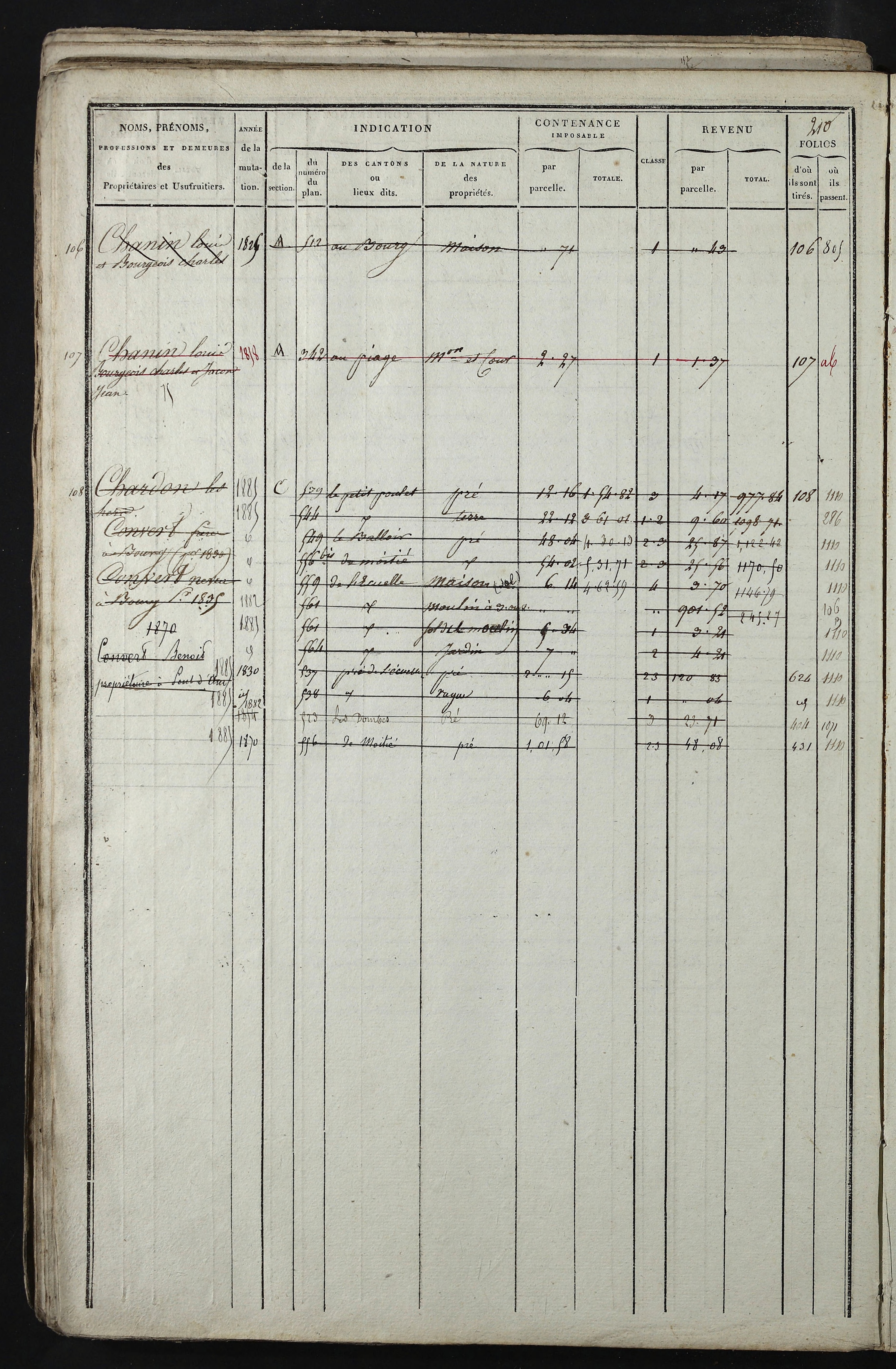 Relevant - 3 P 741 - 3 P 741 -  Folios 1 à 980  (1832-1846)