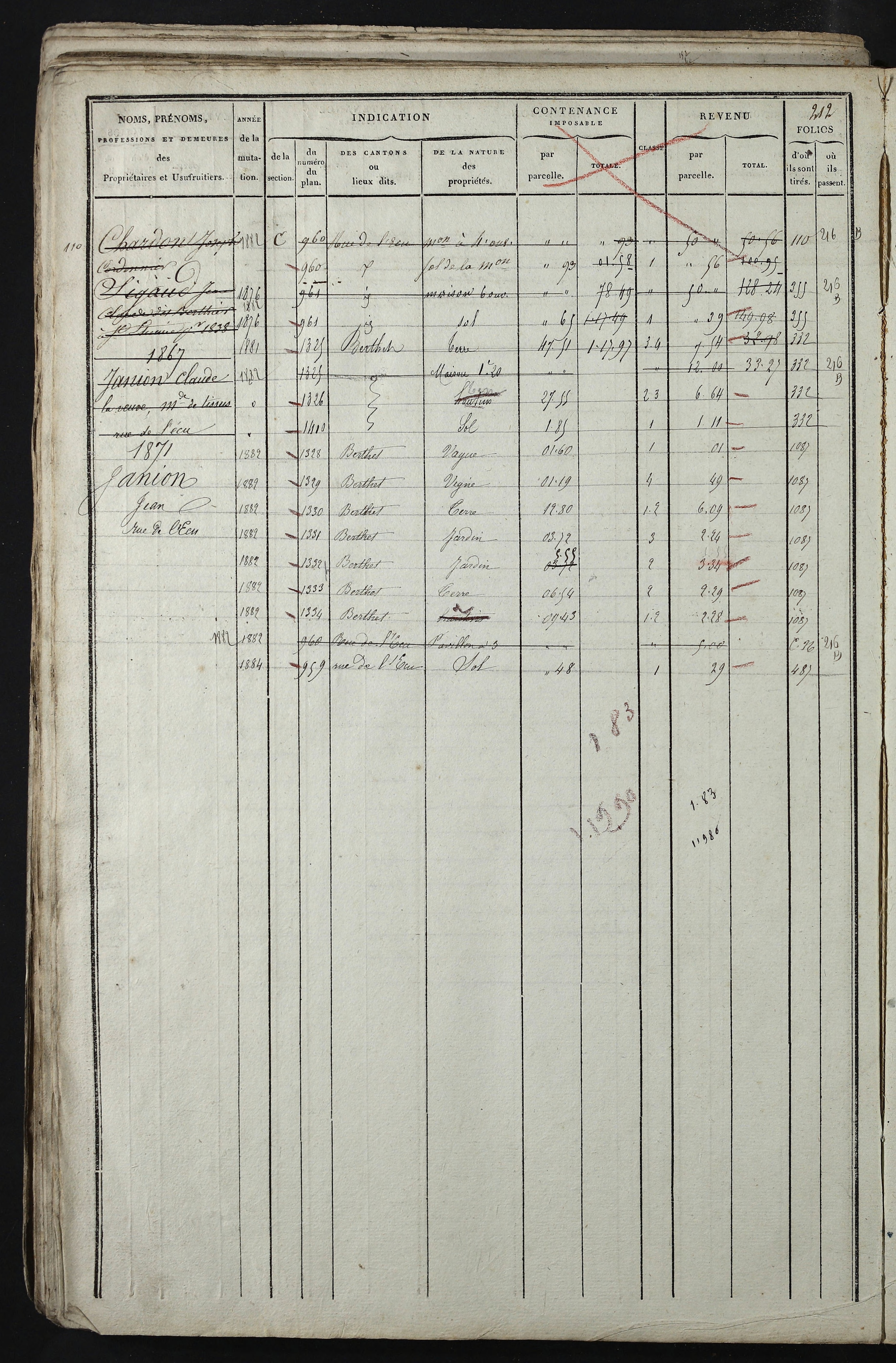 Relevant - 3 P 741 - 3 P 741 -  Folios 1 à 980  (1832-1846)