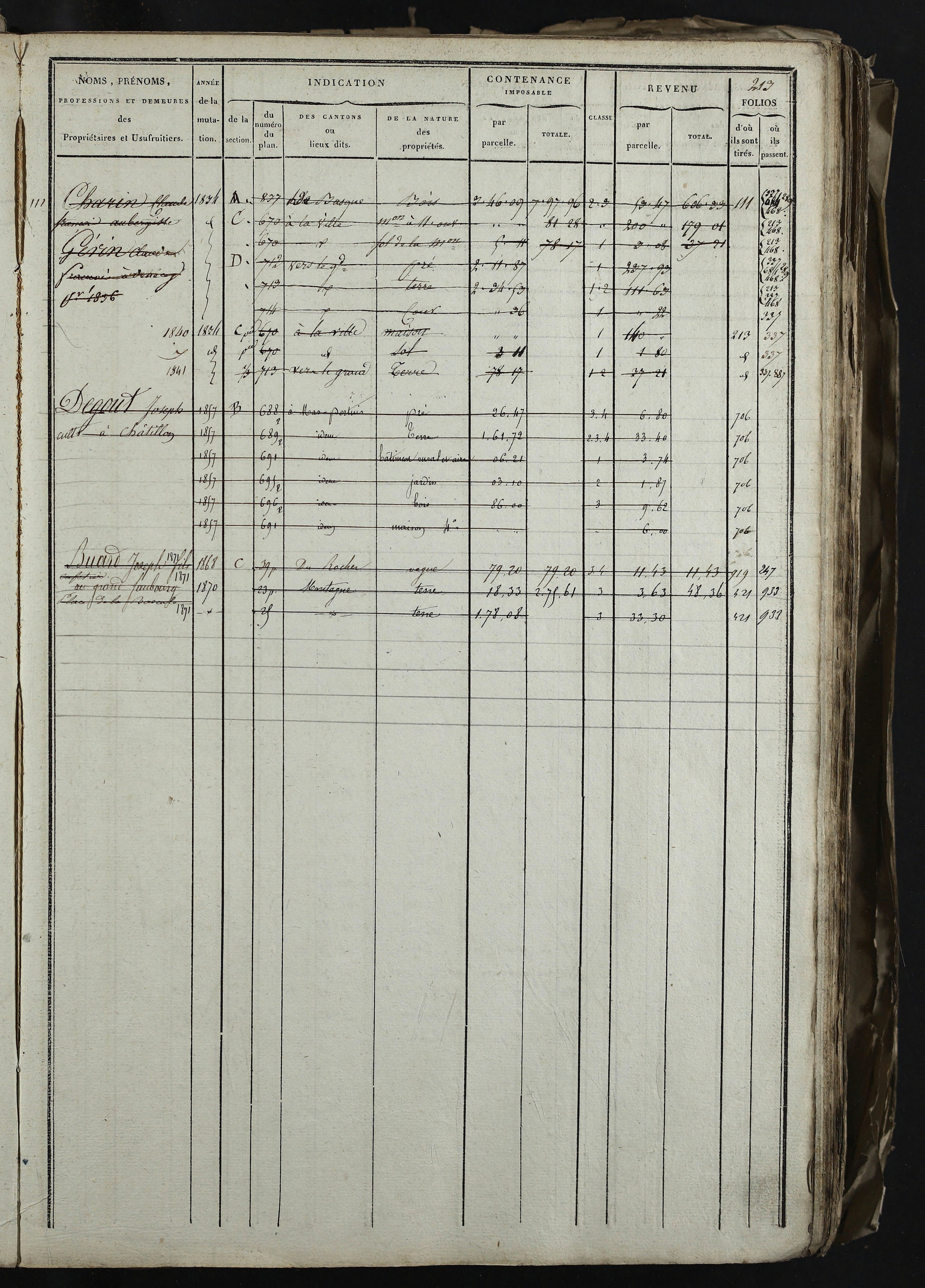 Relevant - 3 P 741 - 3 P 741 -  Folios 1 à 980  (1832-1846)