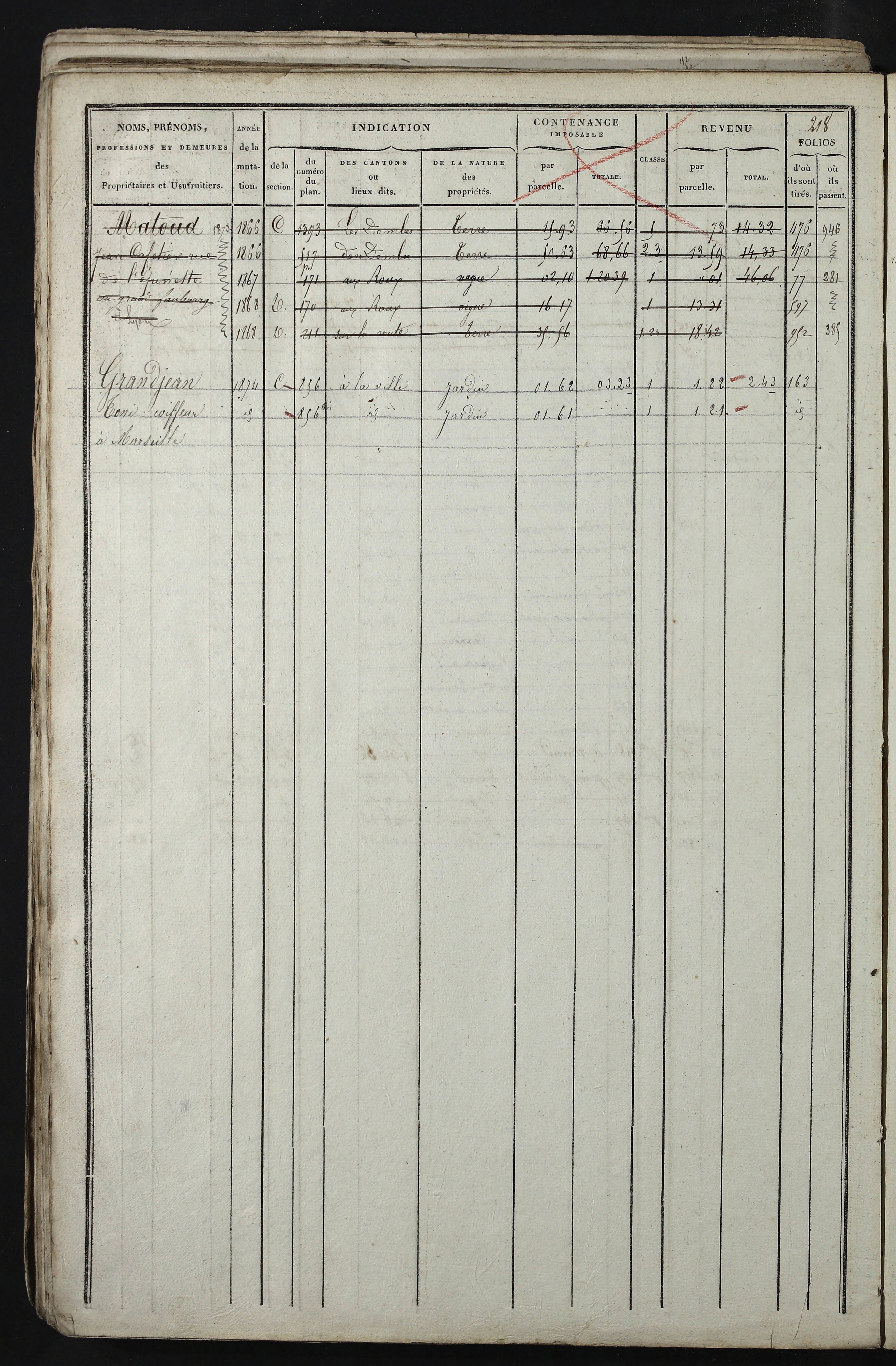 Relevant - 3 P 741 - 3 P 741 -  Folios 1 à 980  (1832-1846)