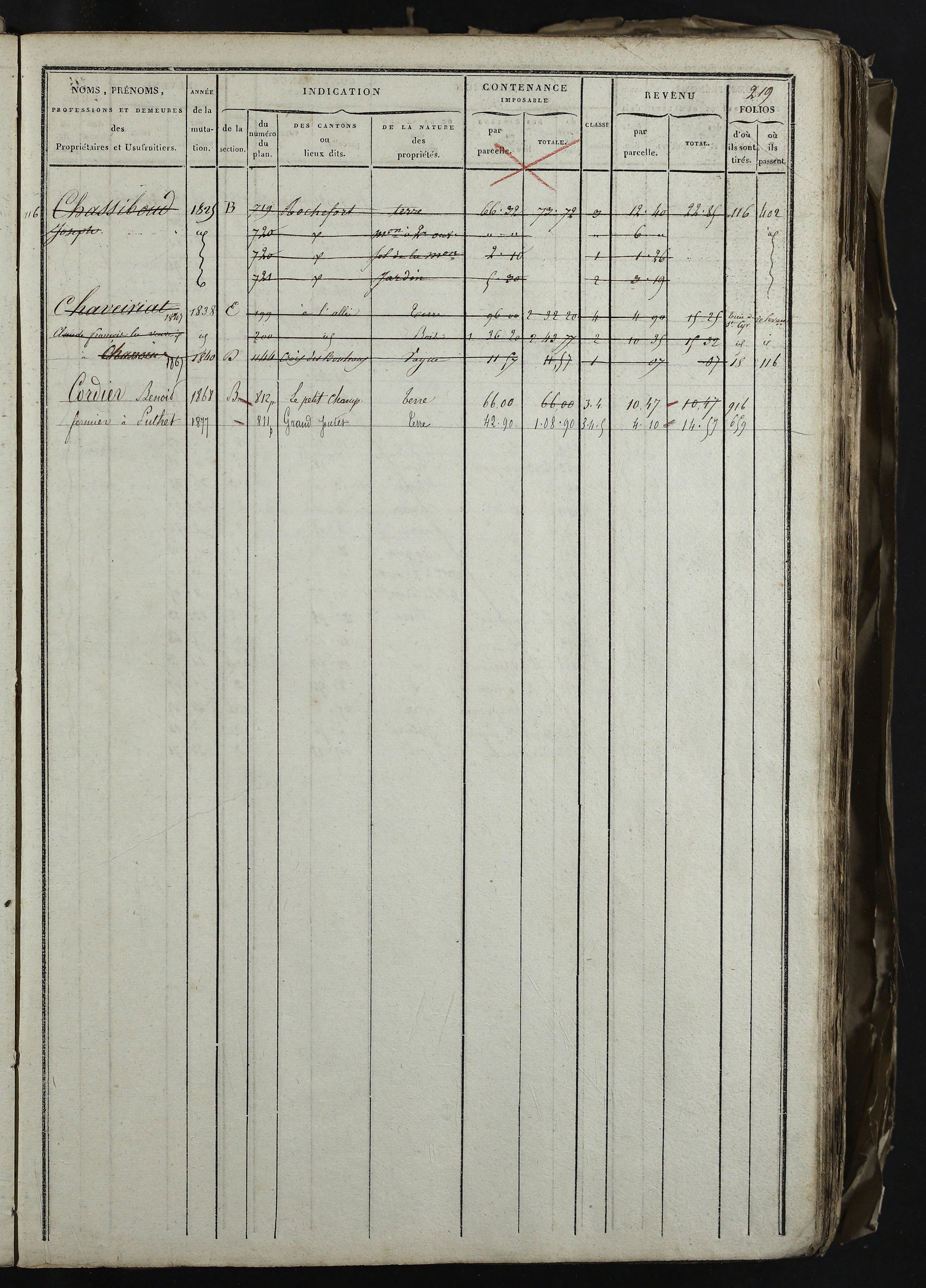 Relevant - 3 P 741 - 3 P 741 -  Folios 1 à 980  (1832-1846)