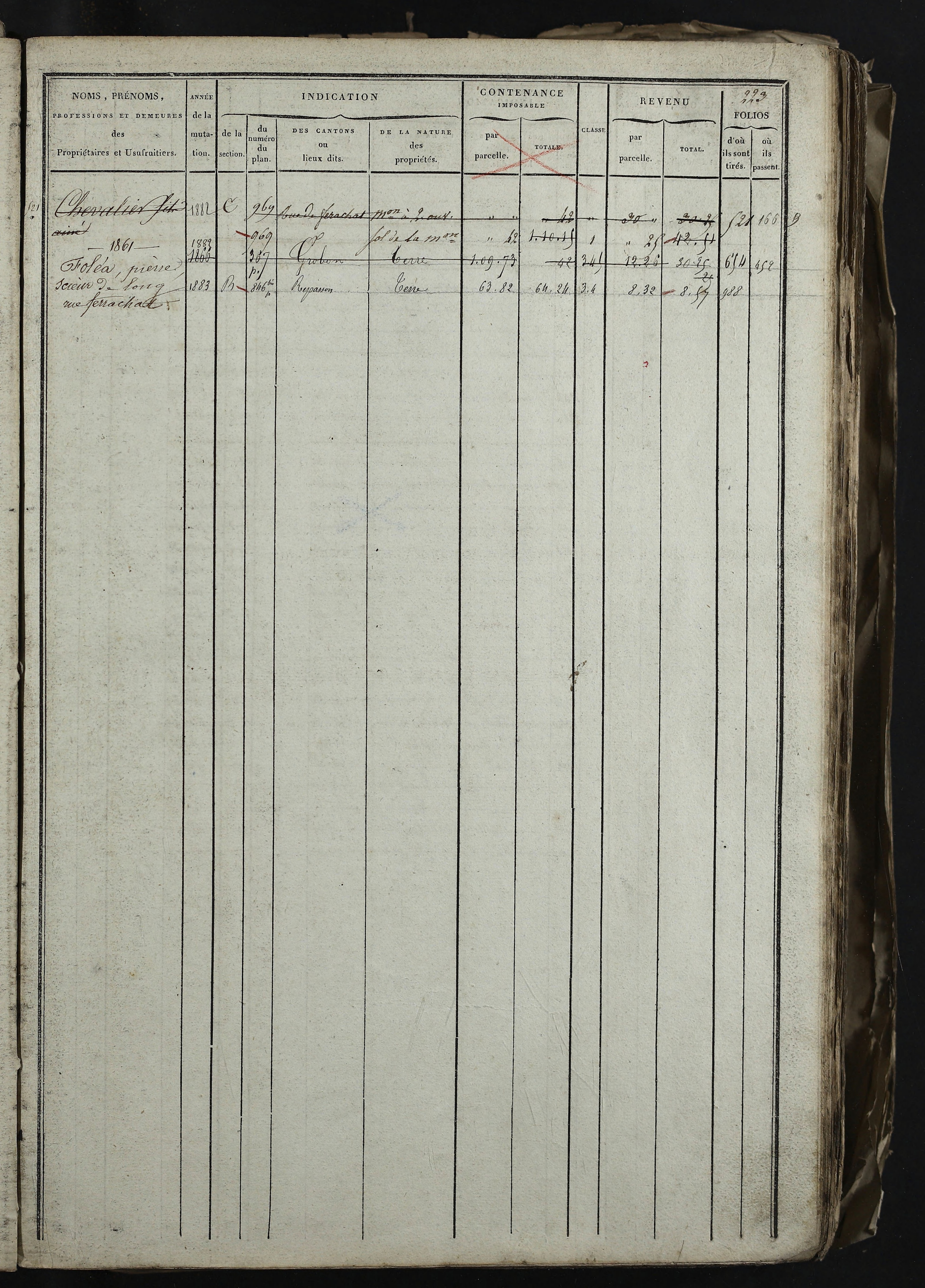 Relevant - 3 P 741 - 3 P 741 -  Folios 1 à 980  (1832-1846)