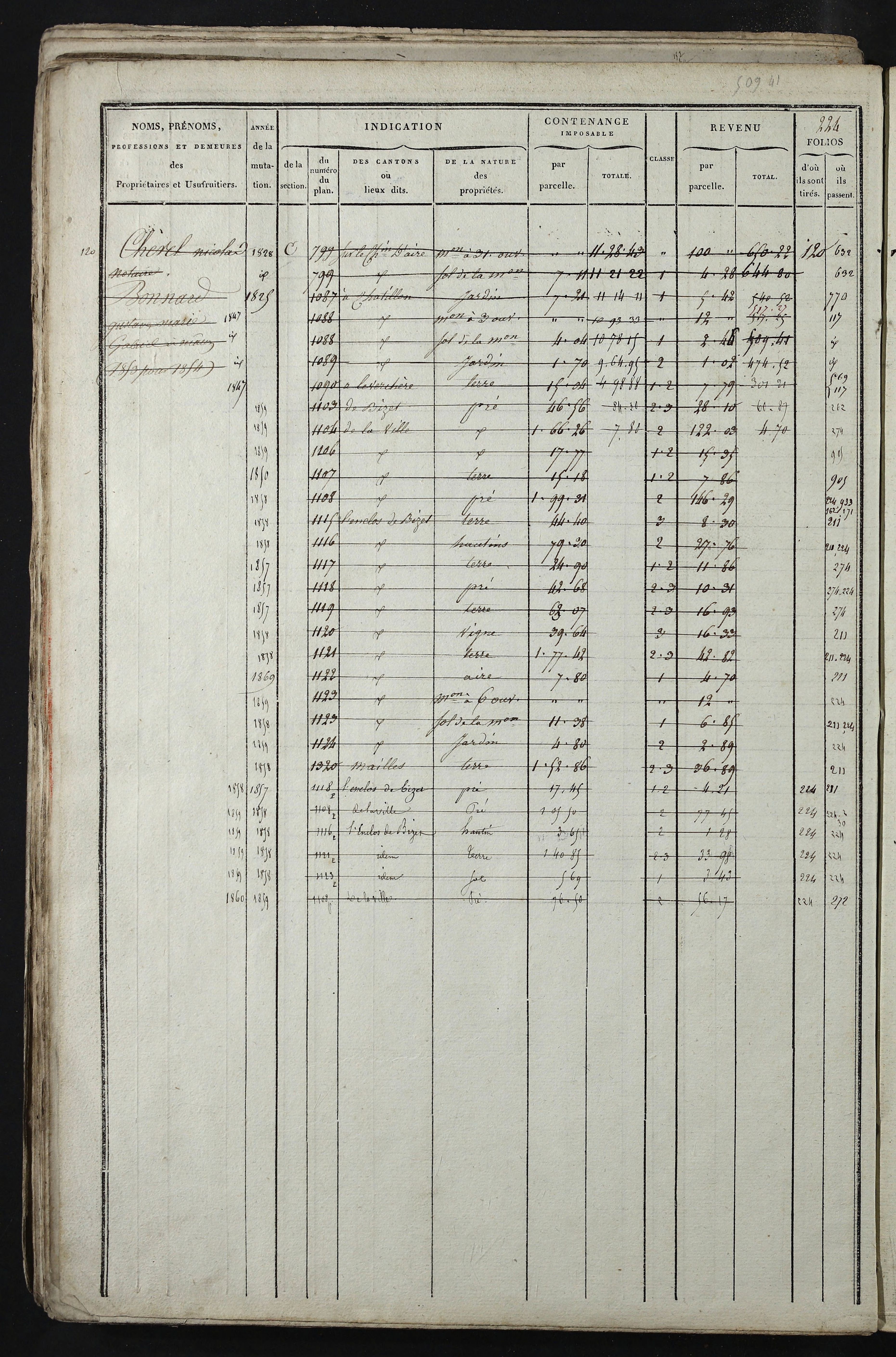 Relevant - 3 P 741 - 3 P 741 -  Folios 1 à 980  (1832-1846)