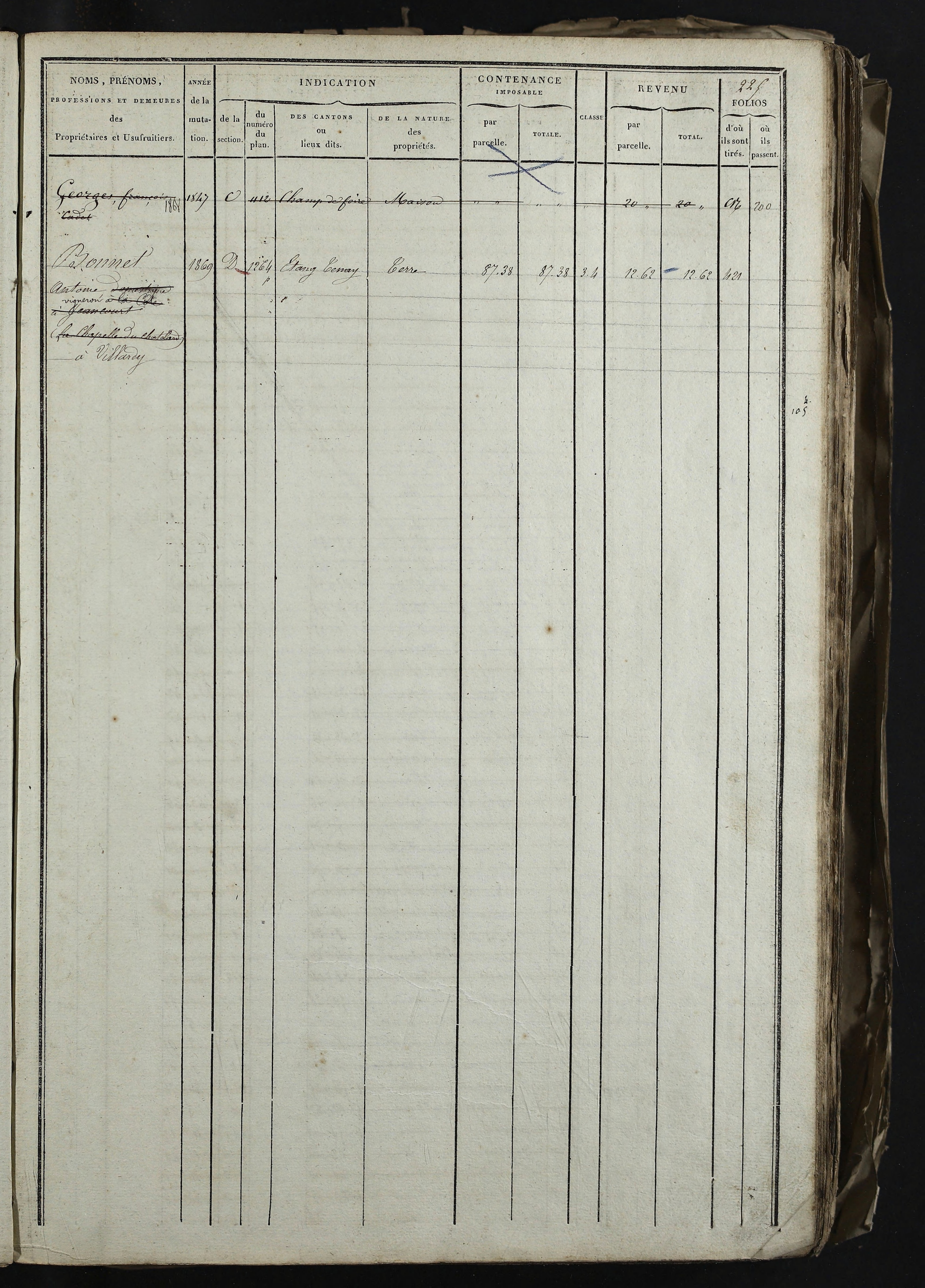 Relevant - 3 P 741 - 3 P 741 -  Folios 1 à 980  (1832-1846)